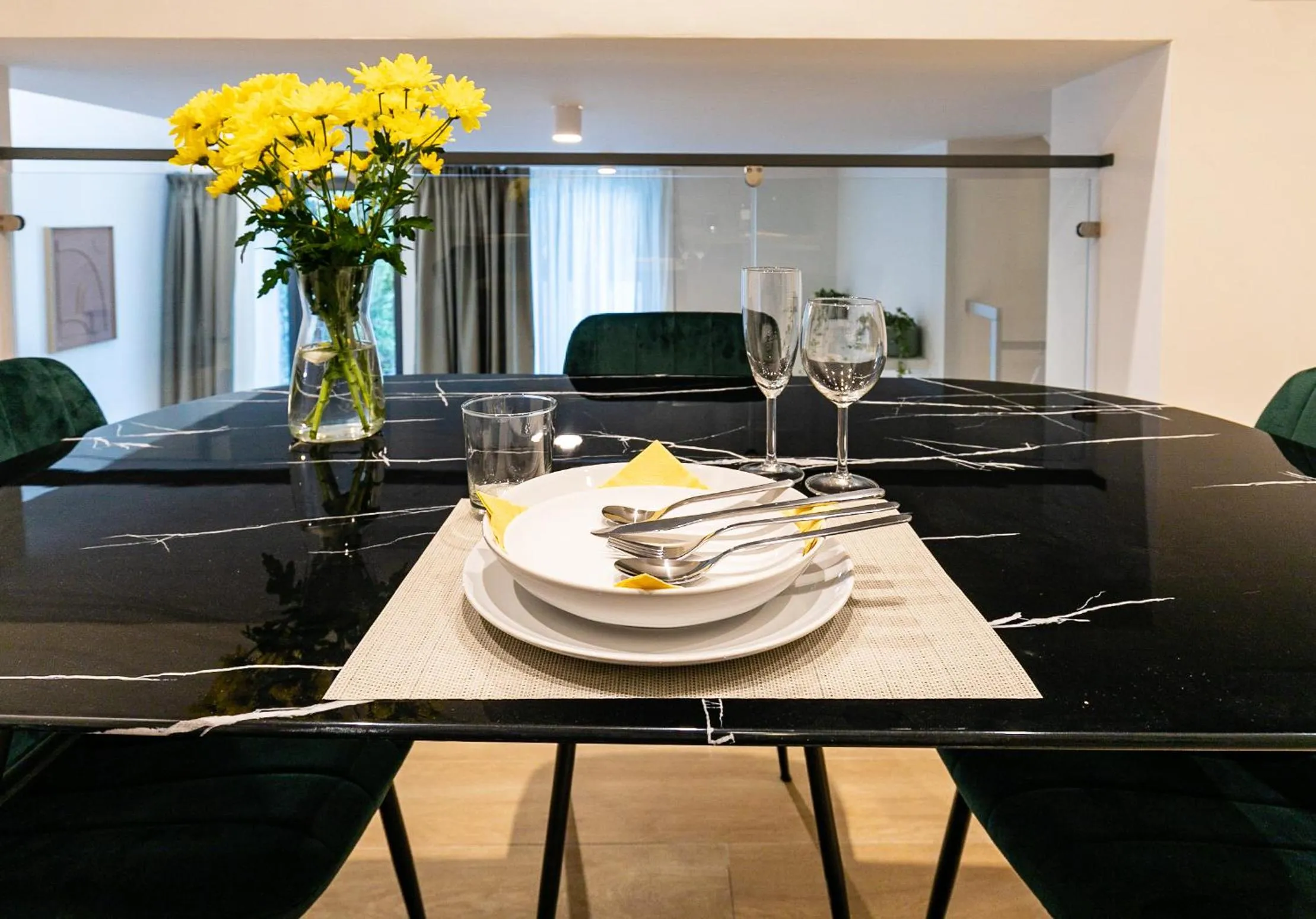 Dining area in Aiello Hotels - CityLife Apartments