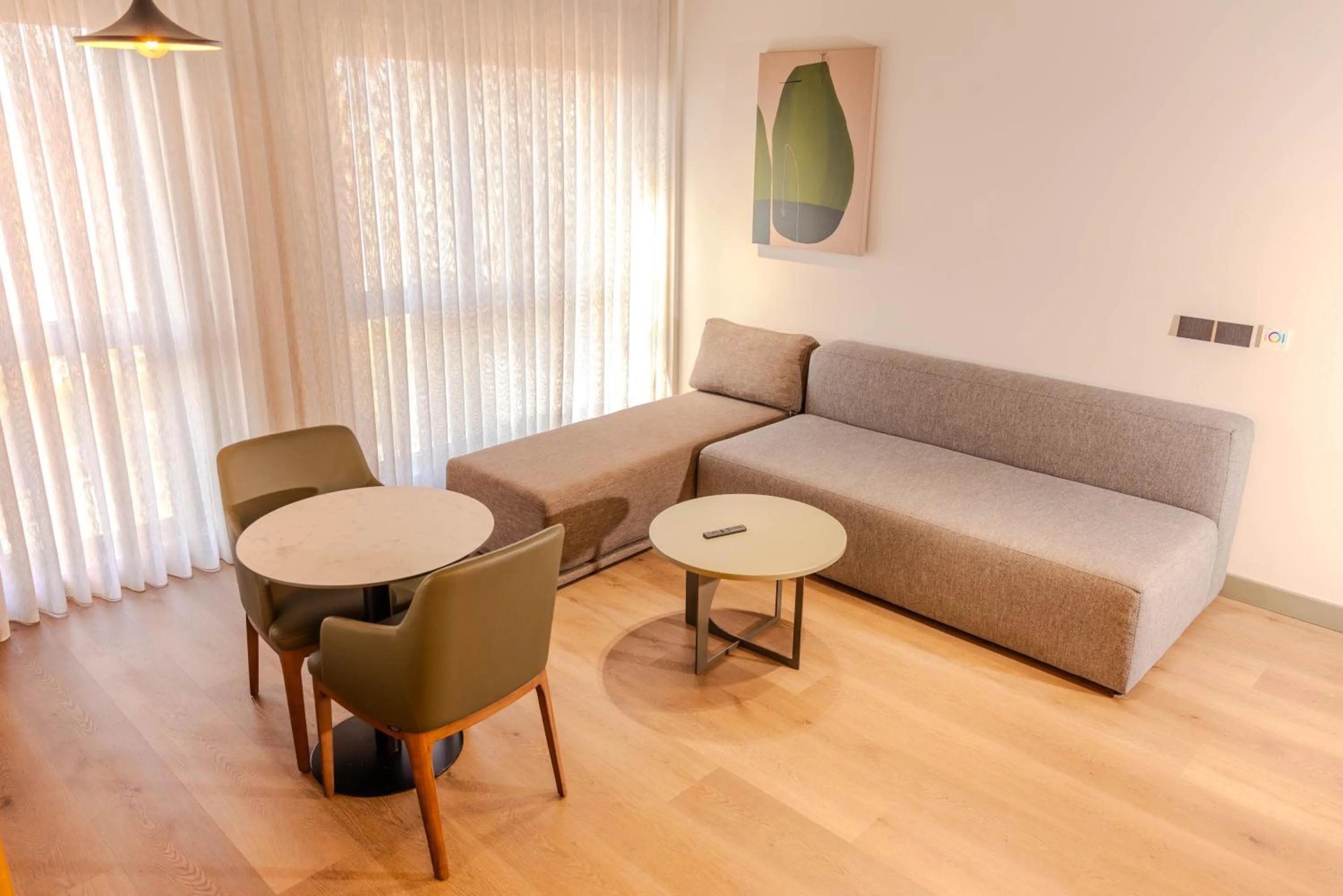 Seating area in Si Hotel Tirana