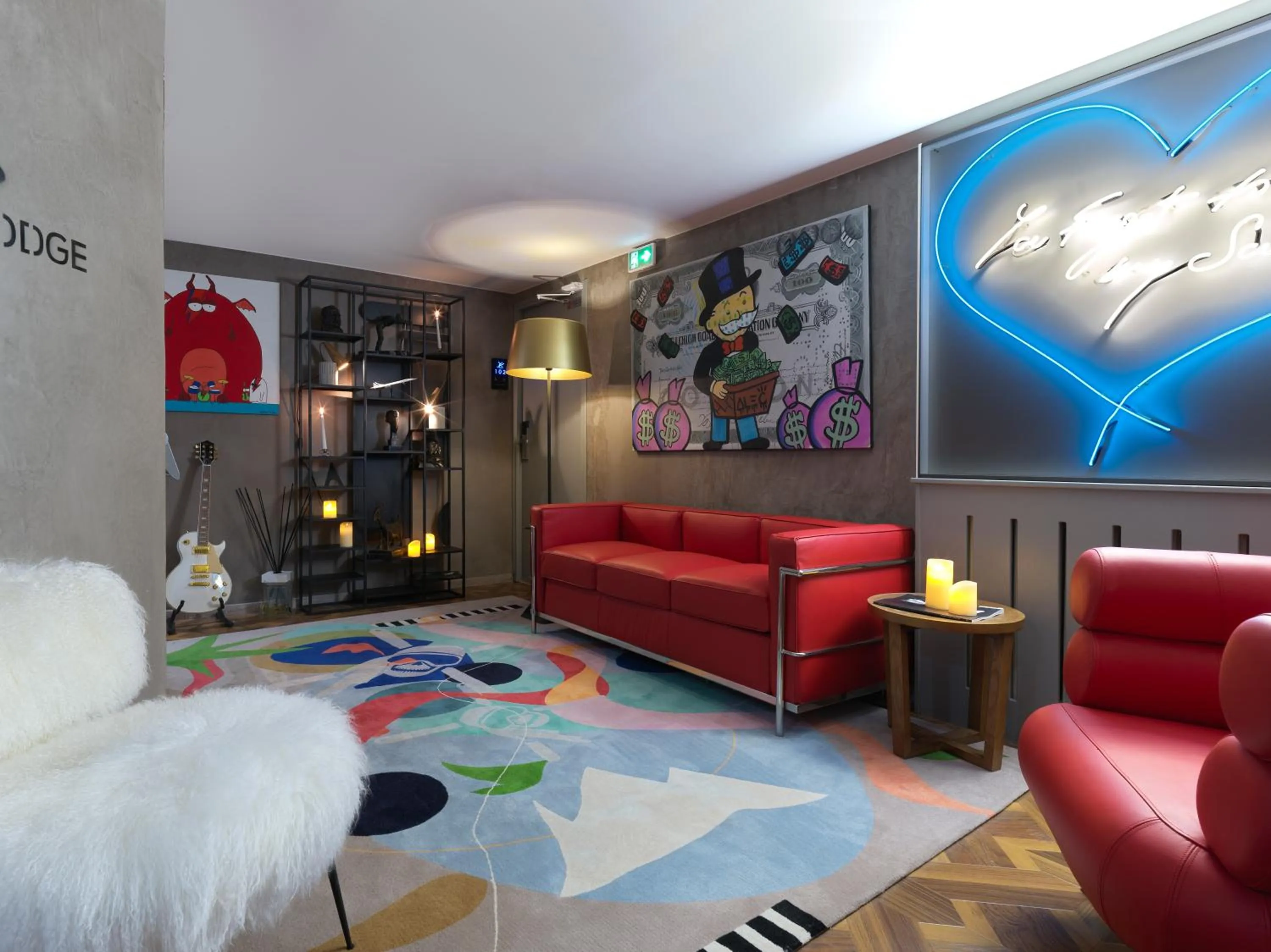 Lobby or reception in Snow Lodge Hotel Courchevel 1850