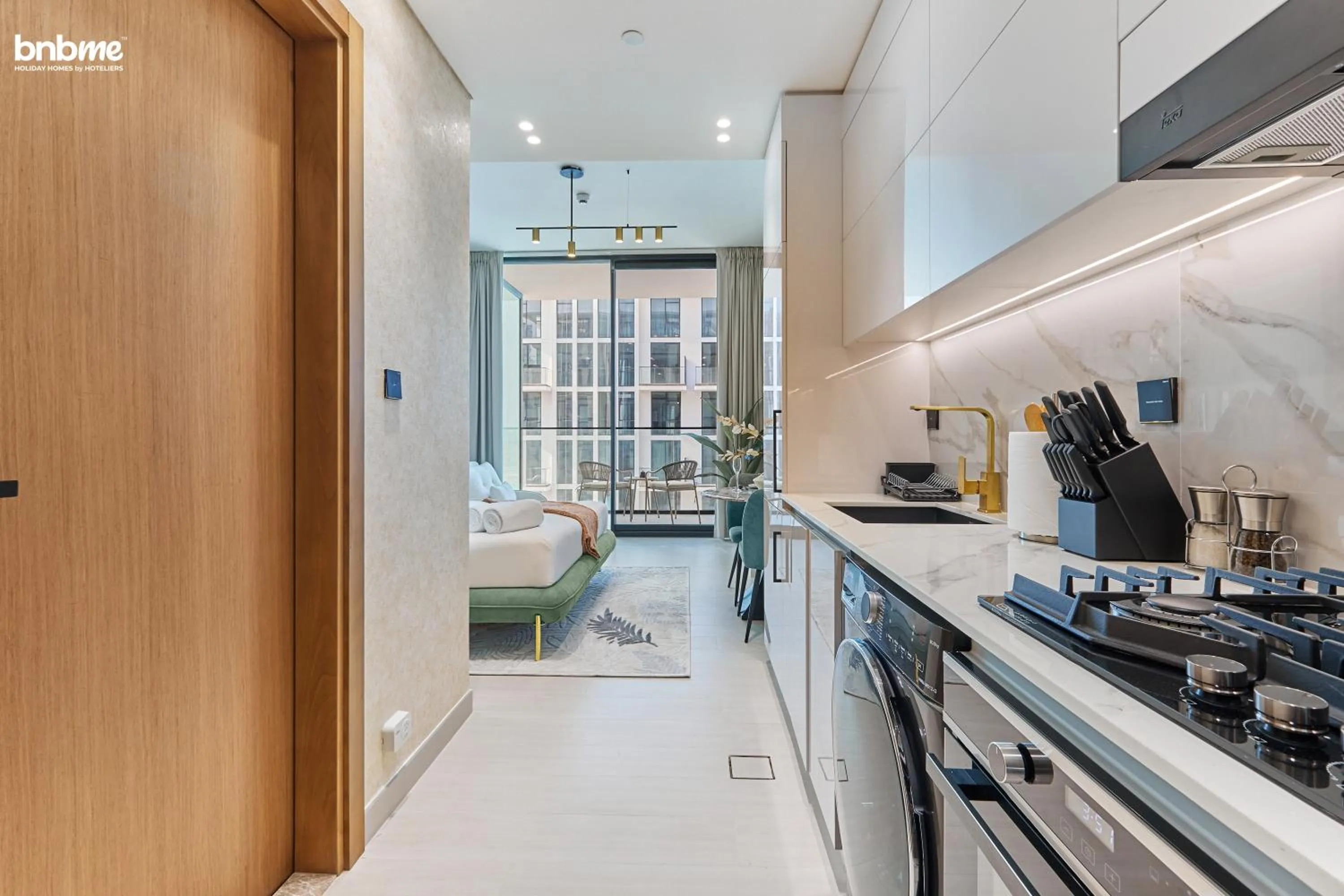 Kitchen or kitchenette in bnbmehomes - Binghatti Lavender