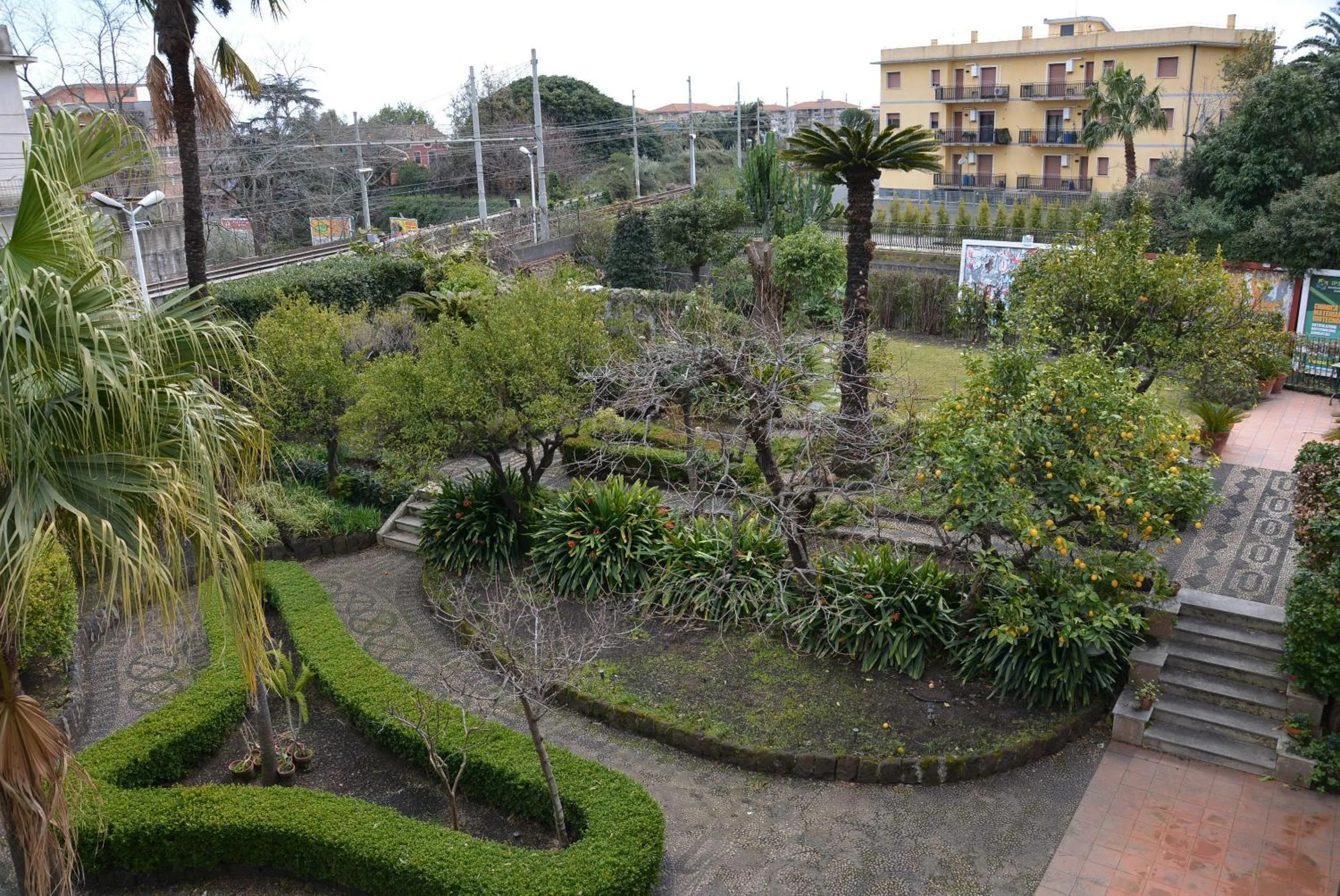 Garden view in B&B Villa Maria