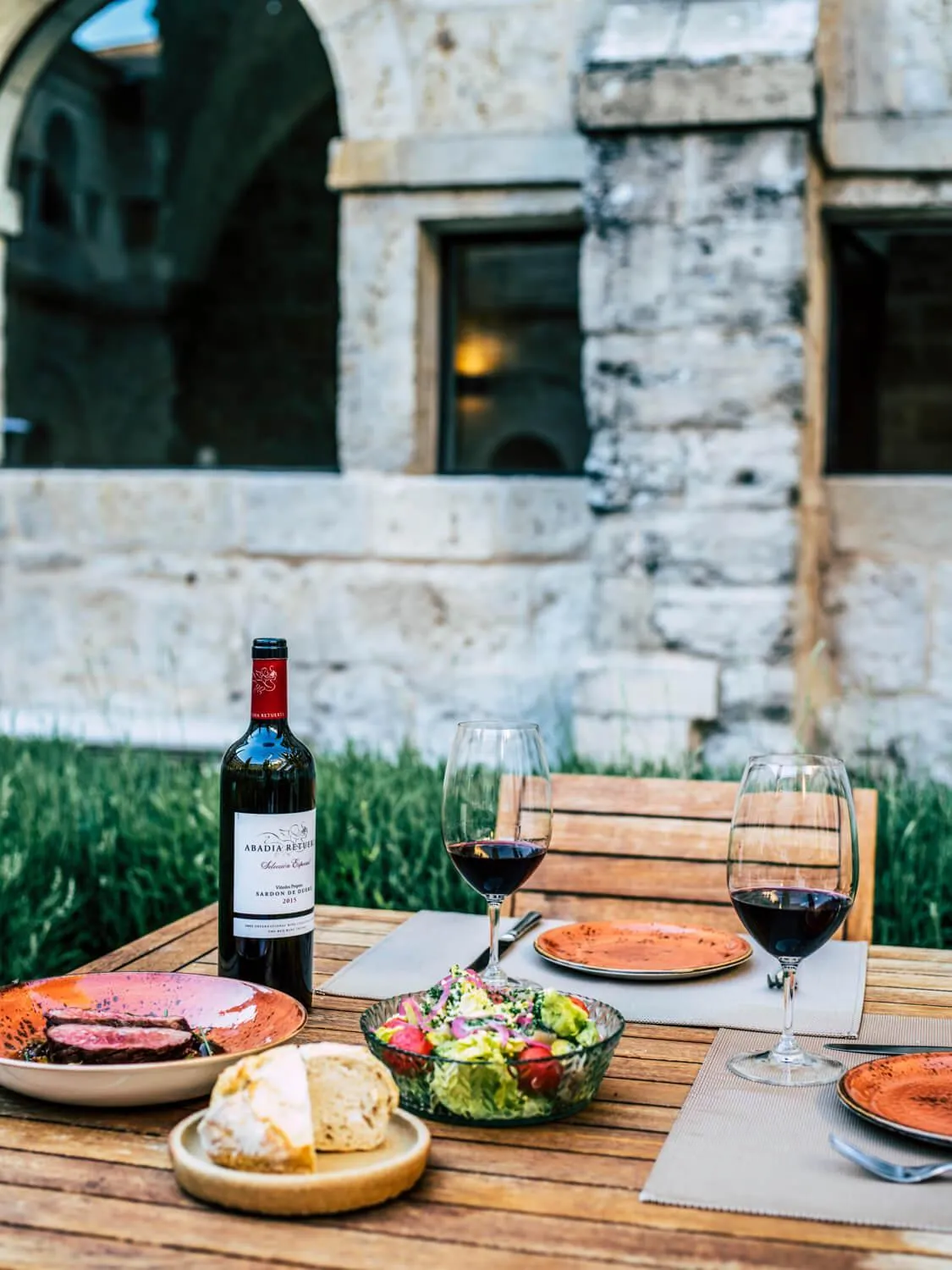 Patio in Abadia Retuerta LeDomaine