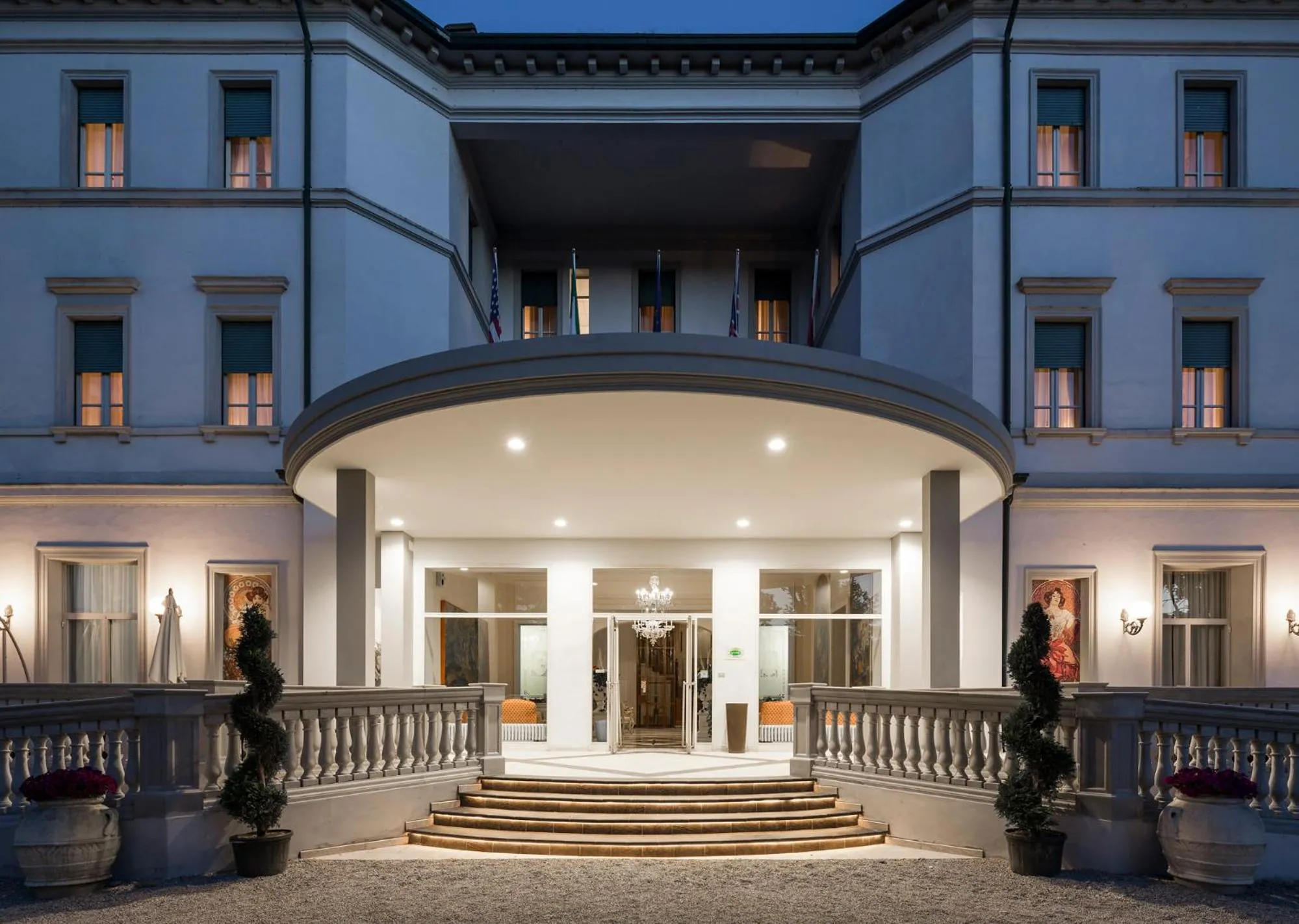 Facade/entrance in Grand Hotel Terme
