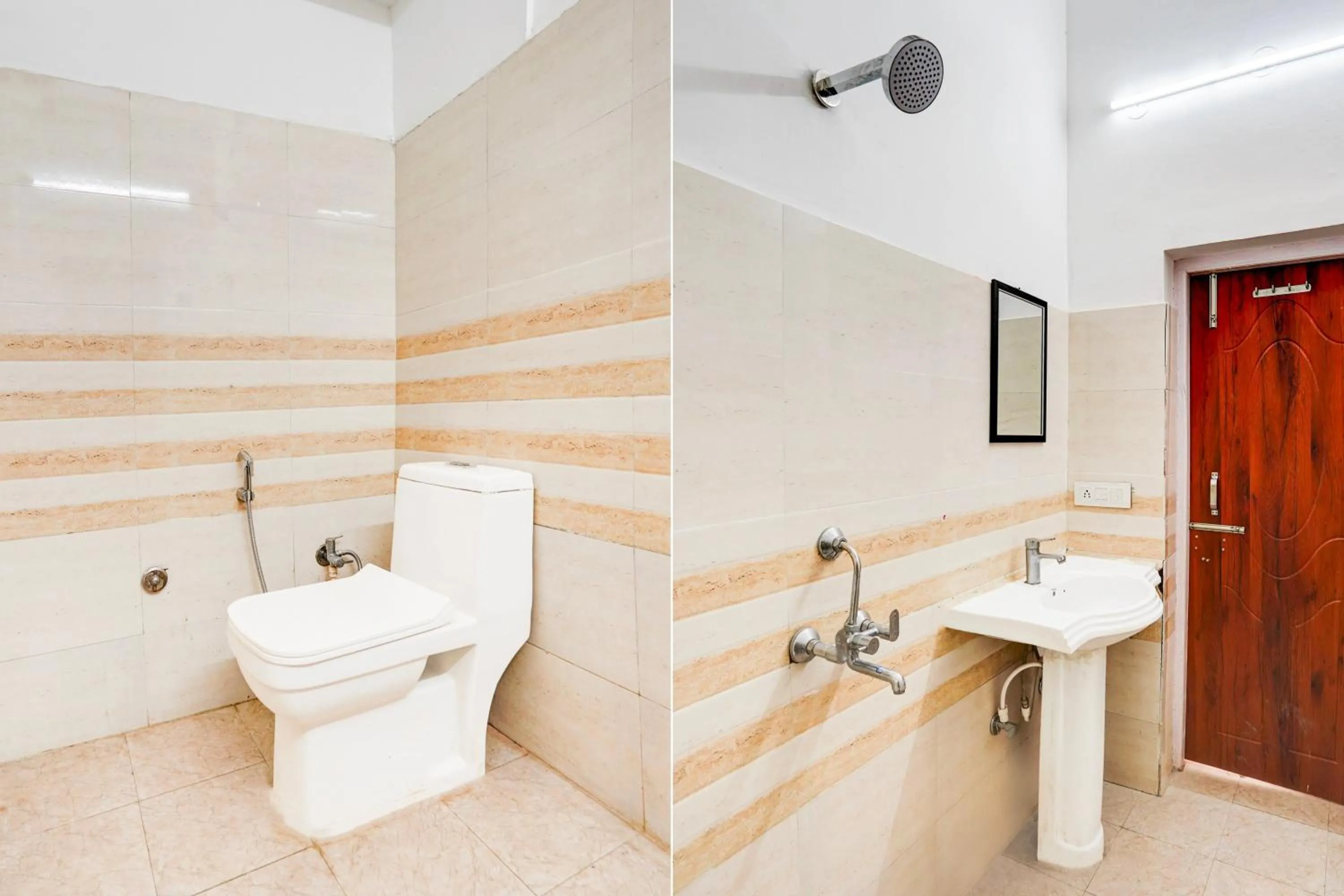 Bathroom in Super Hotel O Sudhowala Near Nanda ki Chowk