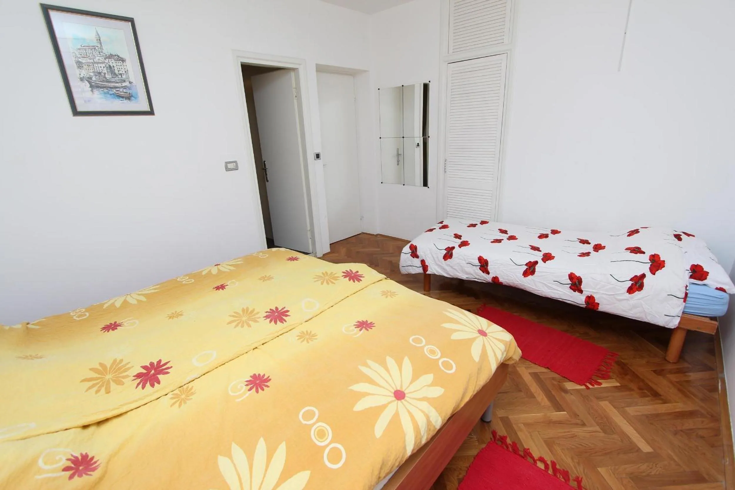 Bedroom, Bed in Apartment Suzana