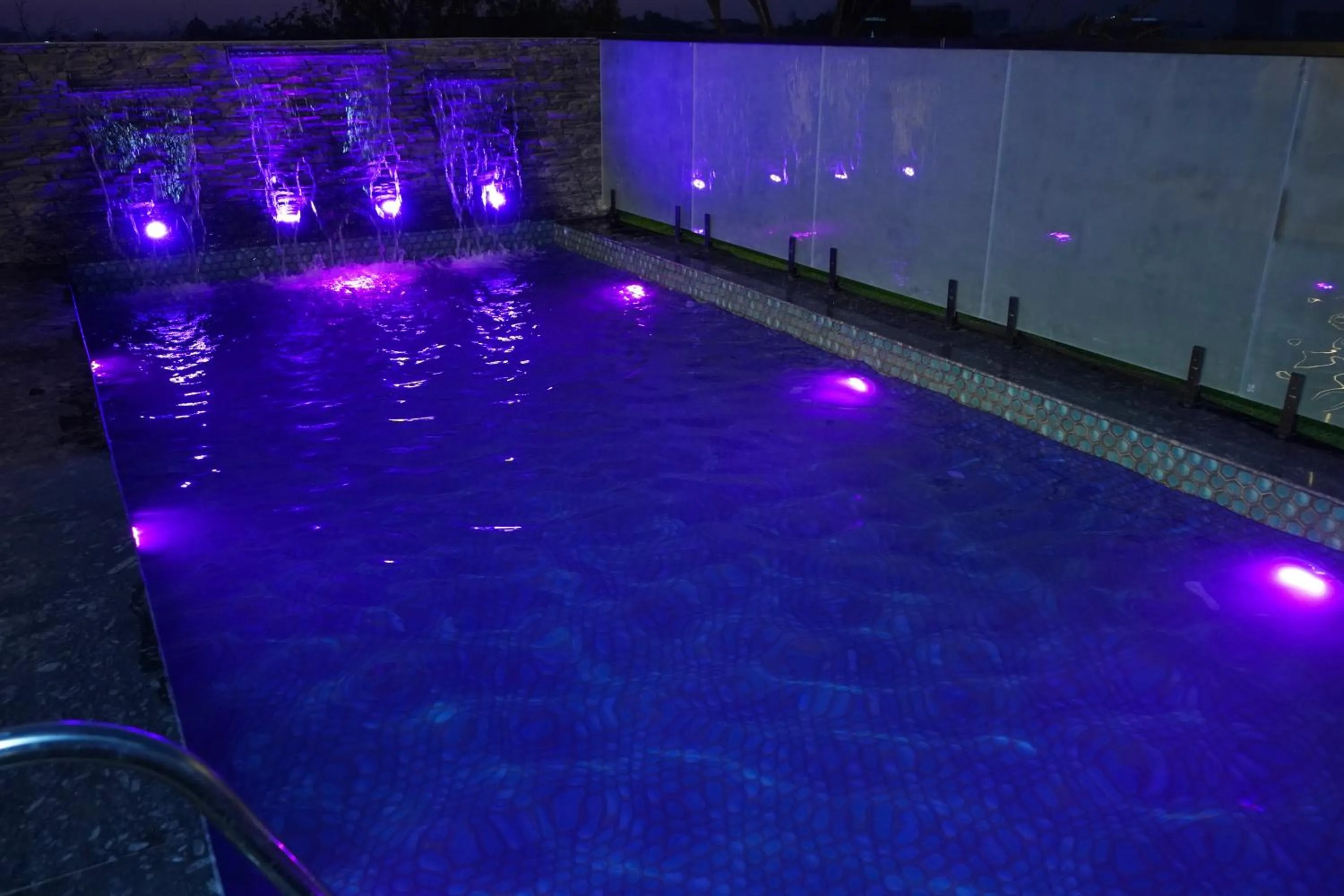 Swimming pool in ShriGo Hotel Banaras