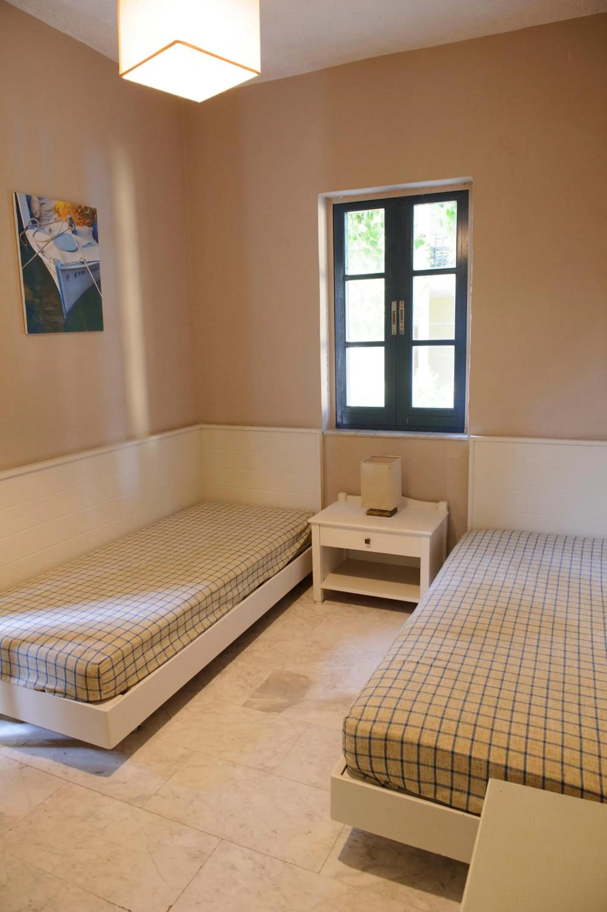 Bed in Kalydna Island Hotel