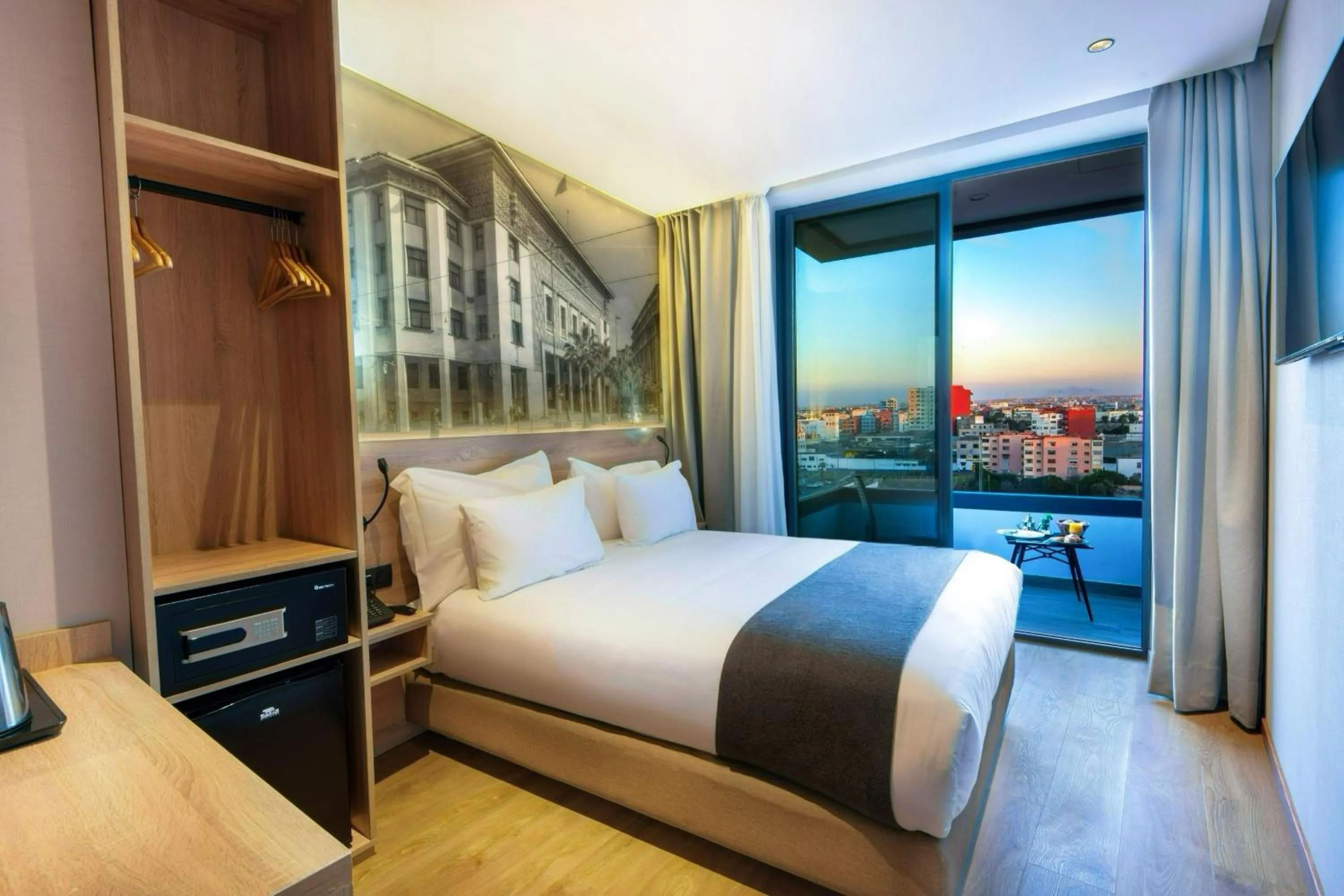 City view, Bed in ADAY Hotel Casablanca