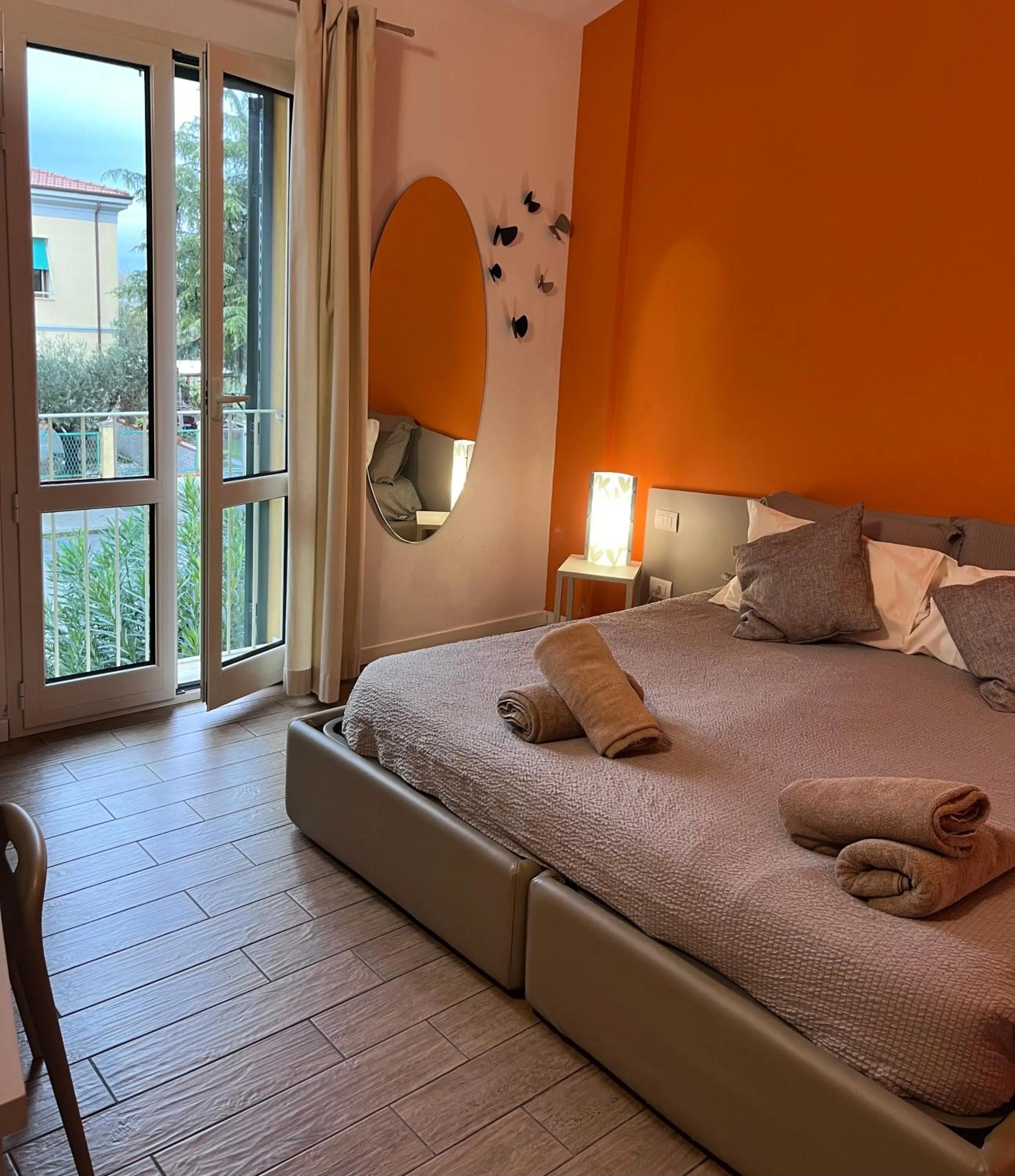 Bedroom, Bed in Vele Storiche Pisane - free private parking