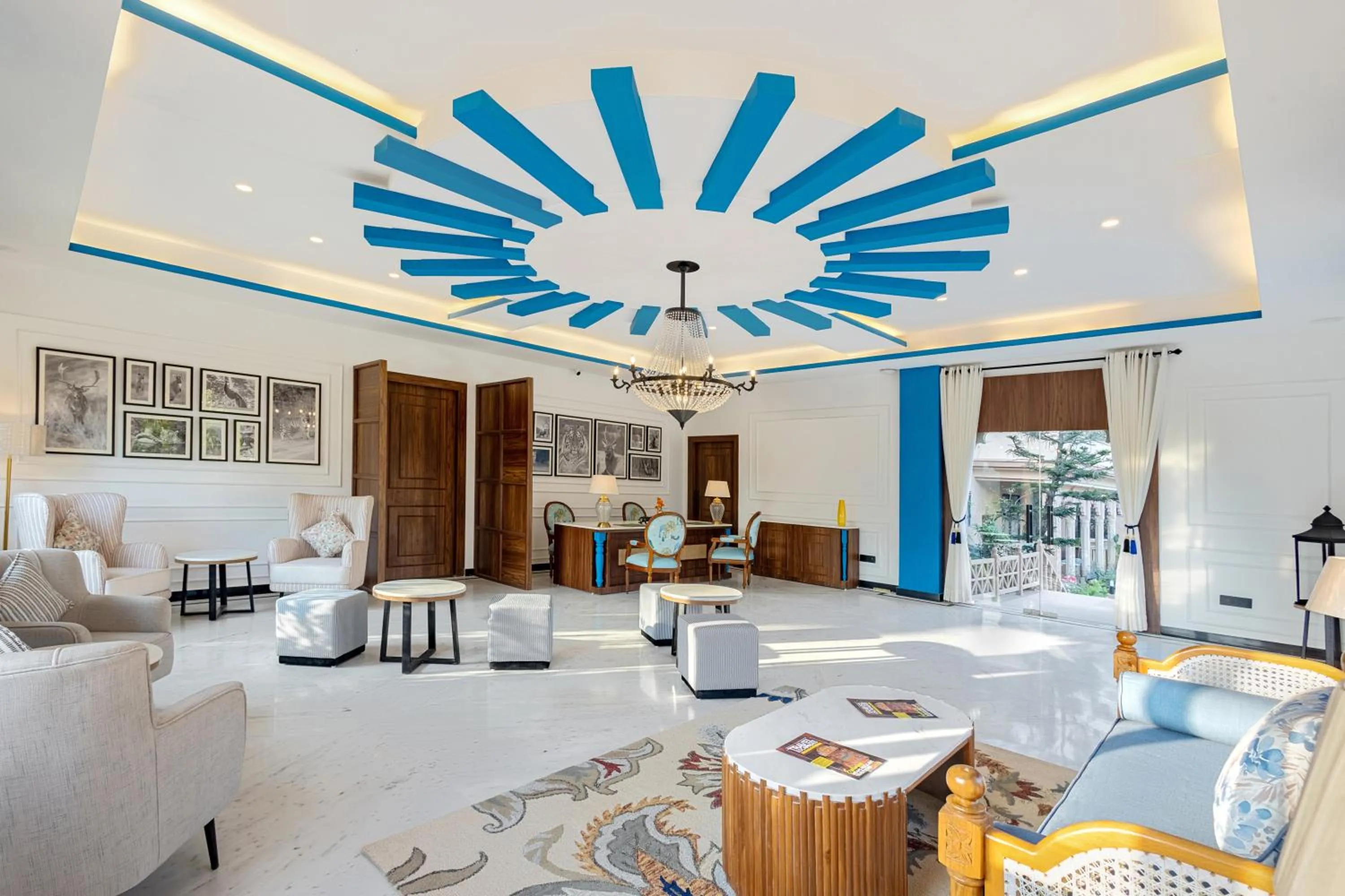 Lobby or reception in Sterling Bagh Ranthambore