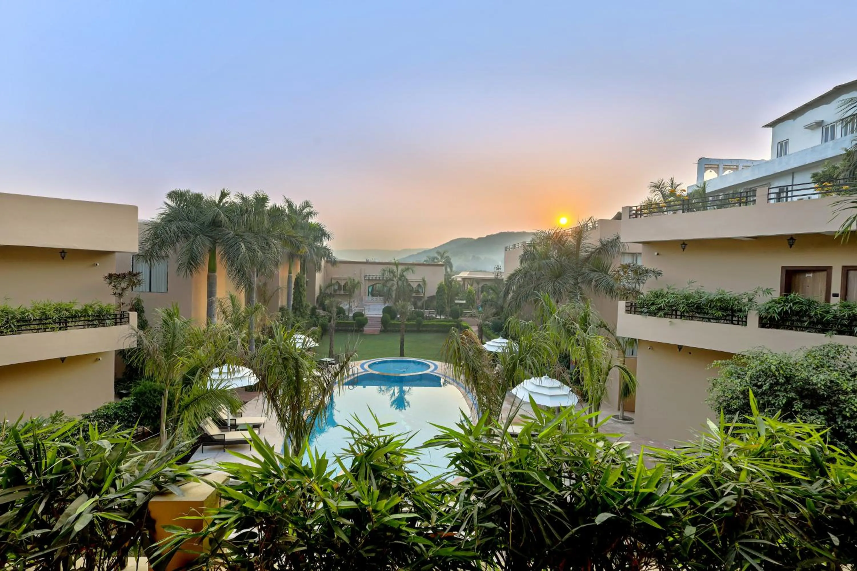 Swimming pool in Sterling Bagh Ranthambore