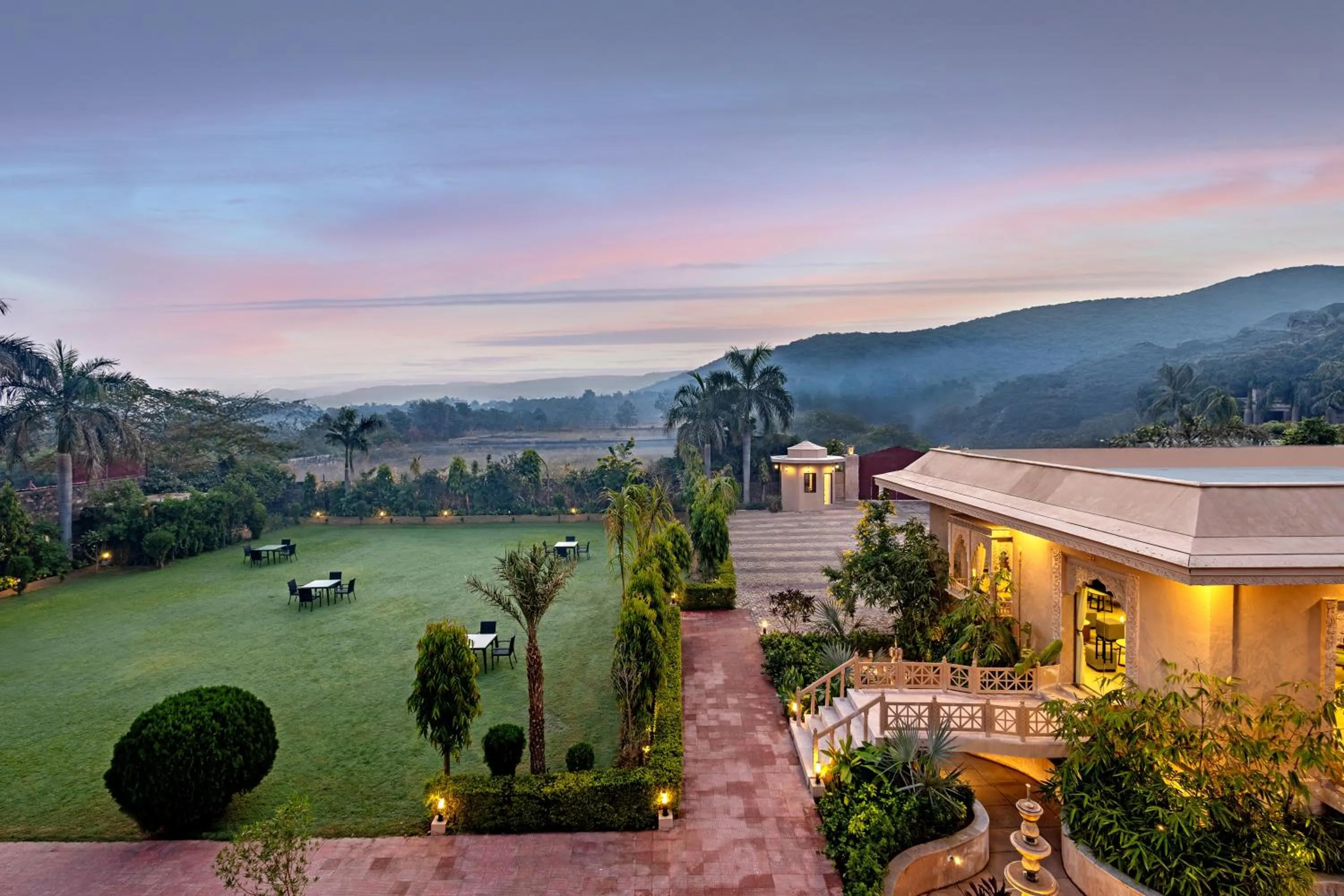 Natural landscape in Sterling Bagh Ranthambore