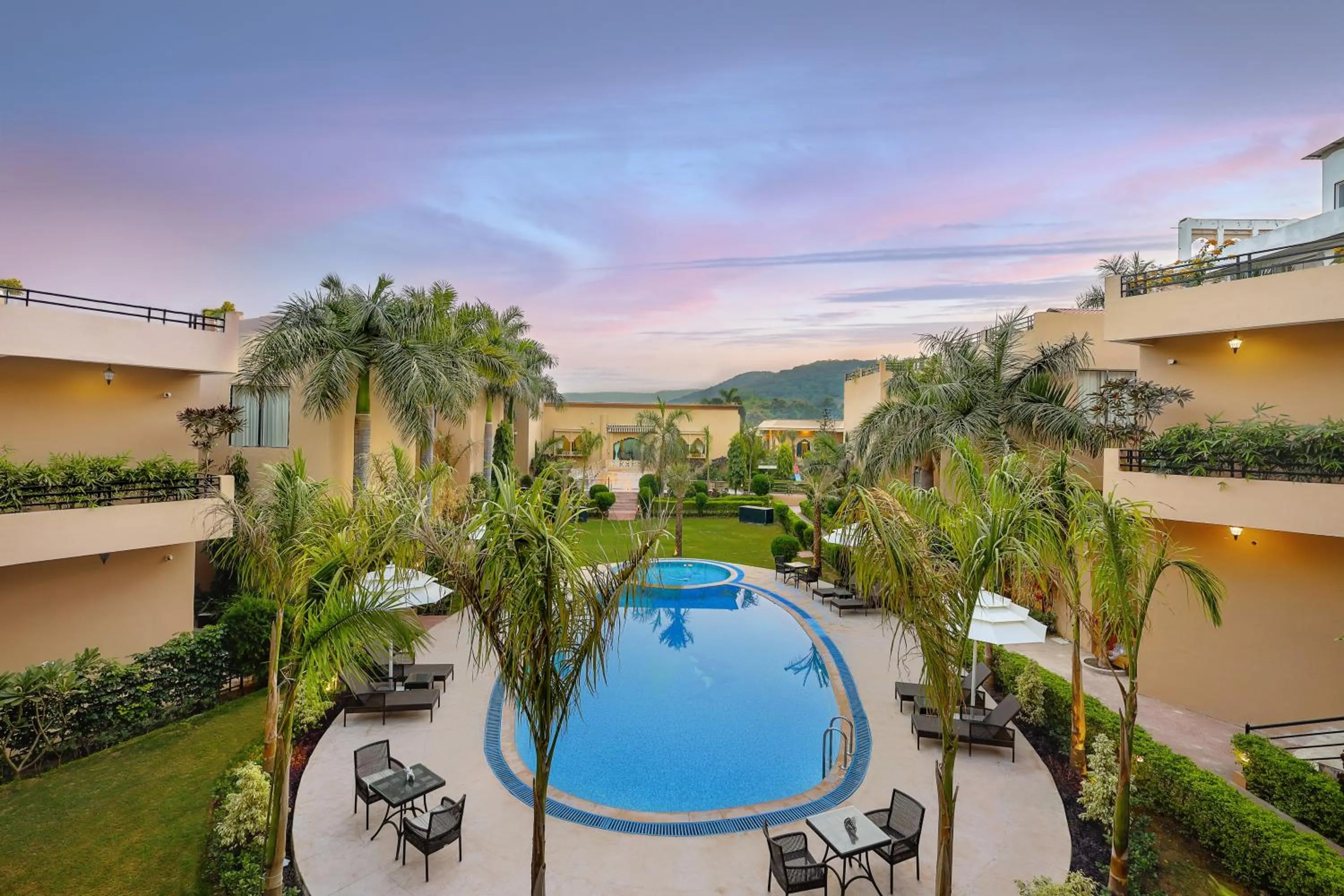 Swimming pool in Sterling Bagh Ranthambore