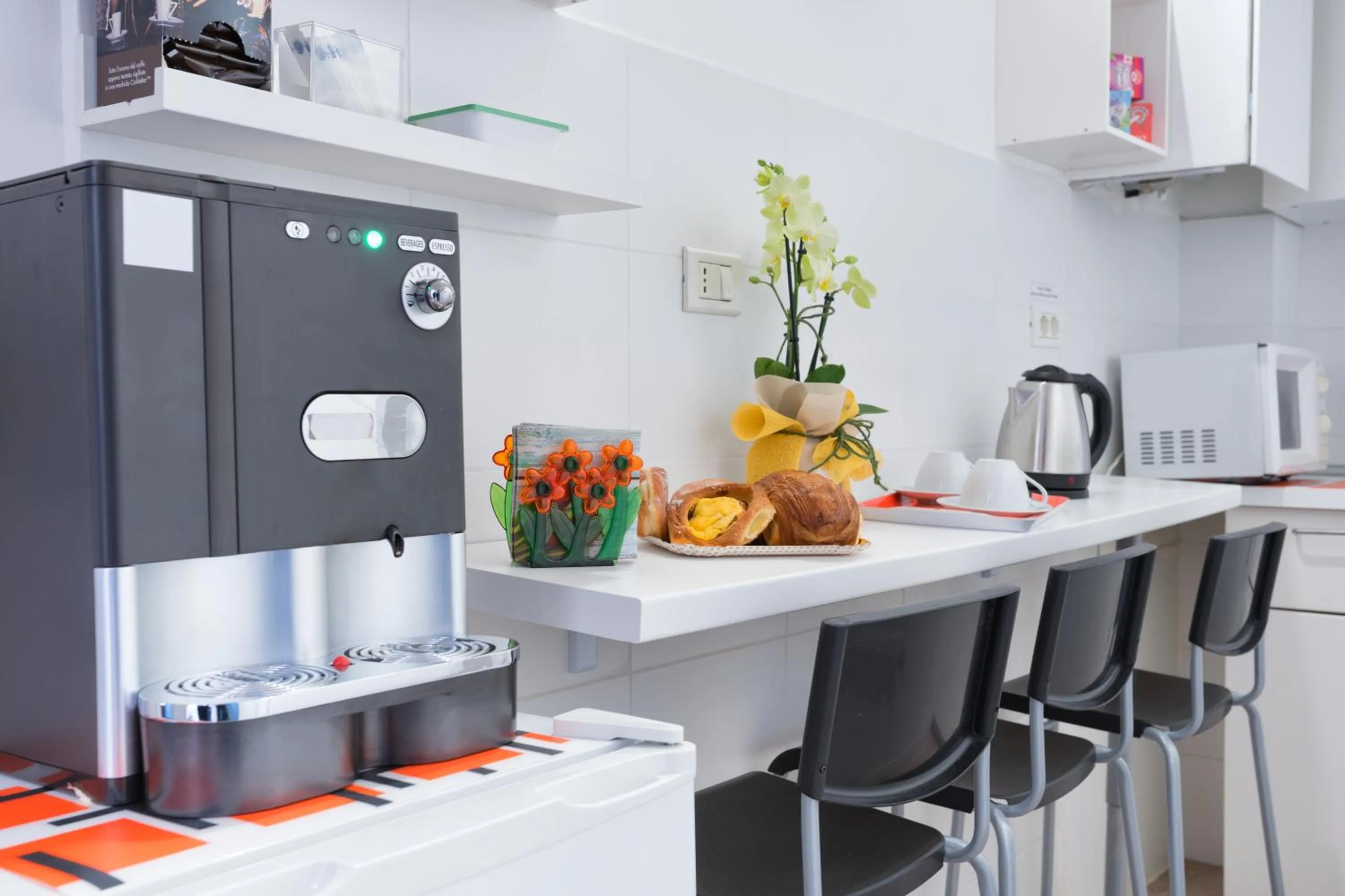 Coffee/tea facilities in B&B Villino Giovanna Wi-Fi AC Prima fila mare Pineta