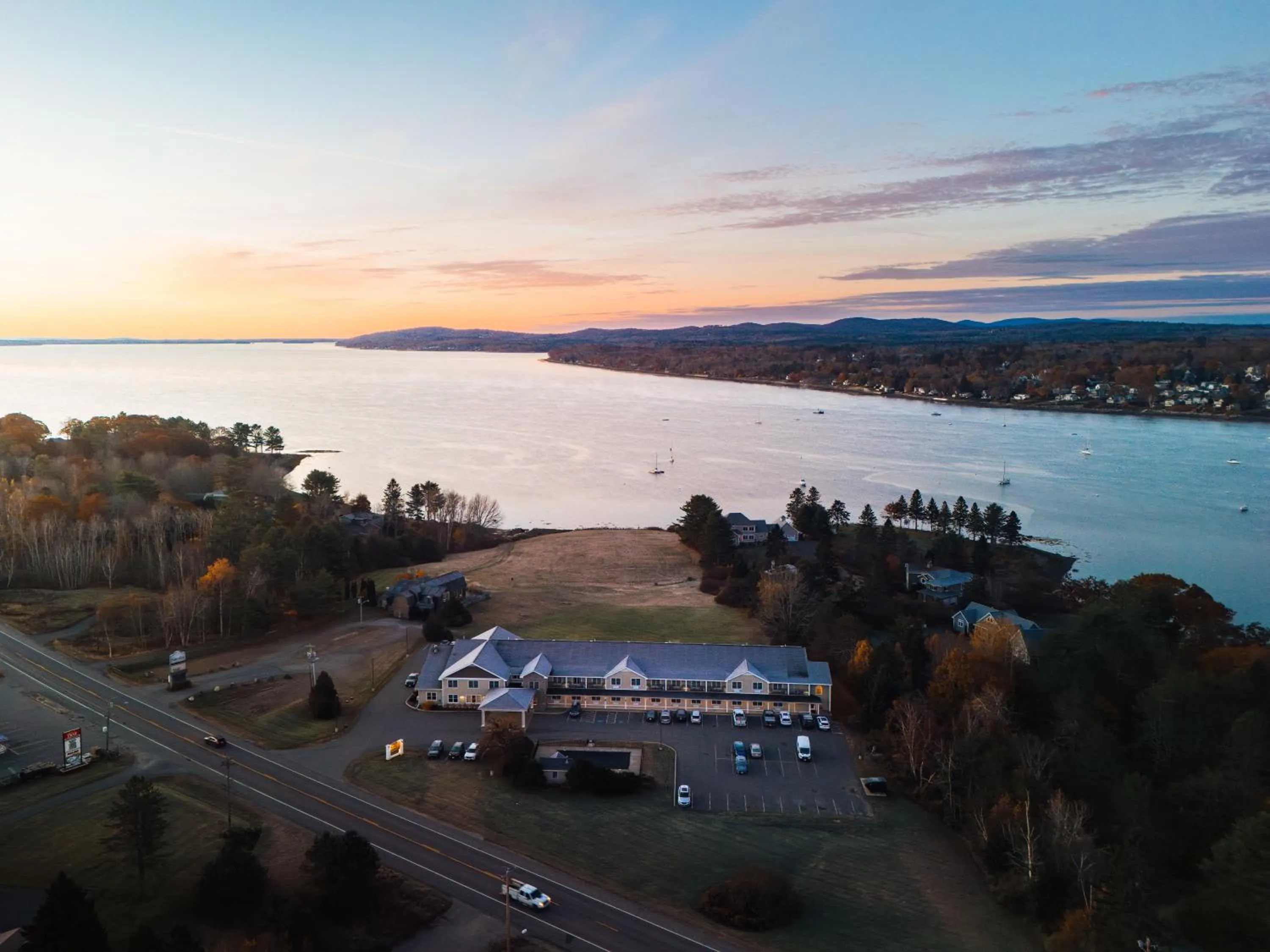 Bird's eye view in Belfast Harbor Inn