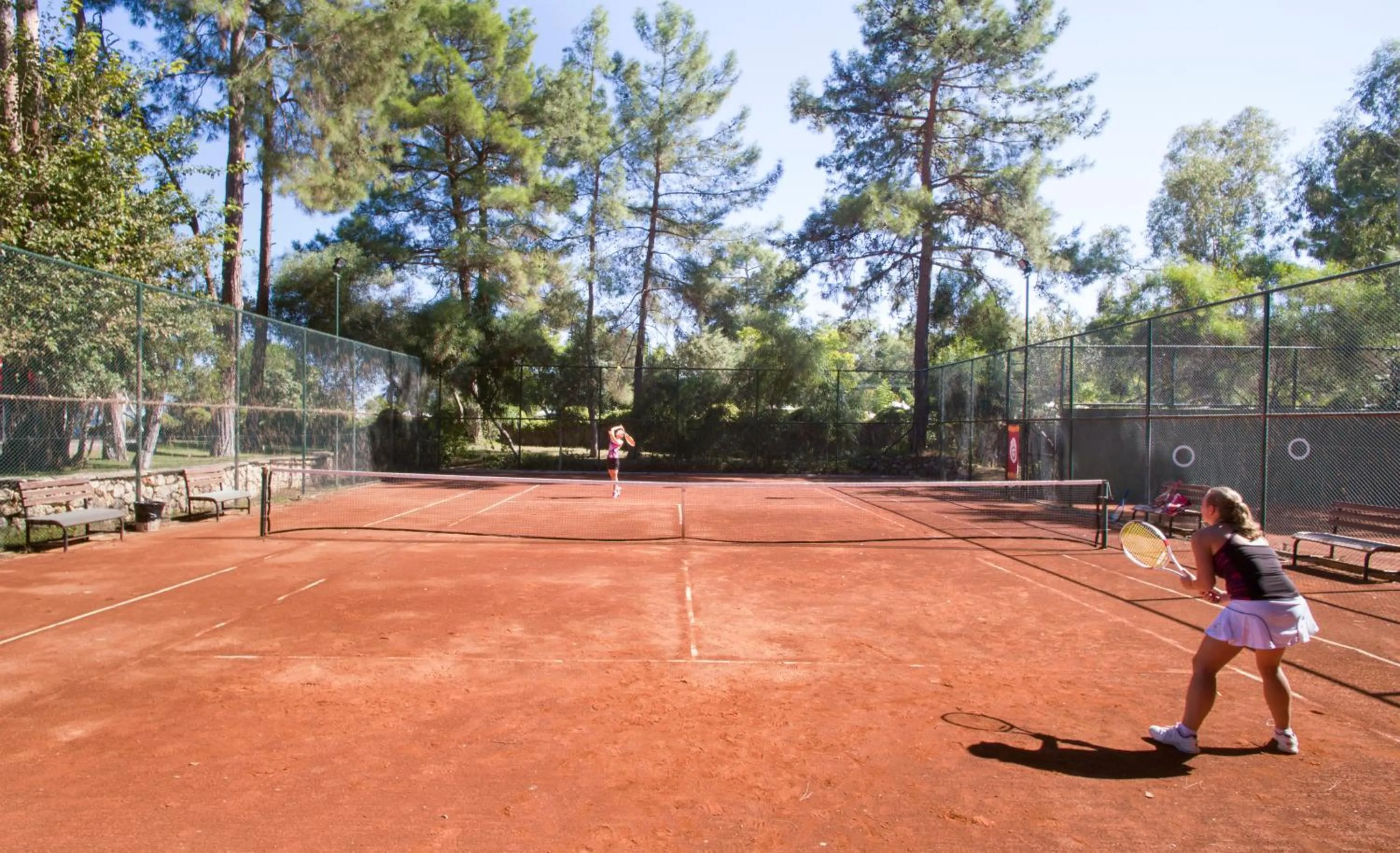 Tennis court in Kimeros Park Holiday Village - Ultra All Inc. Kids Concept