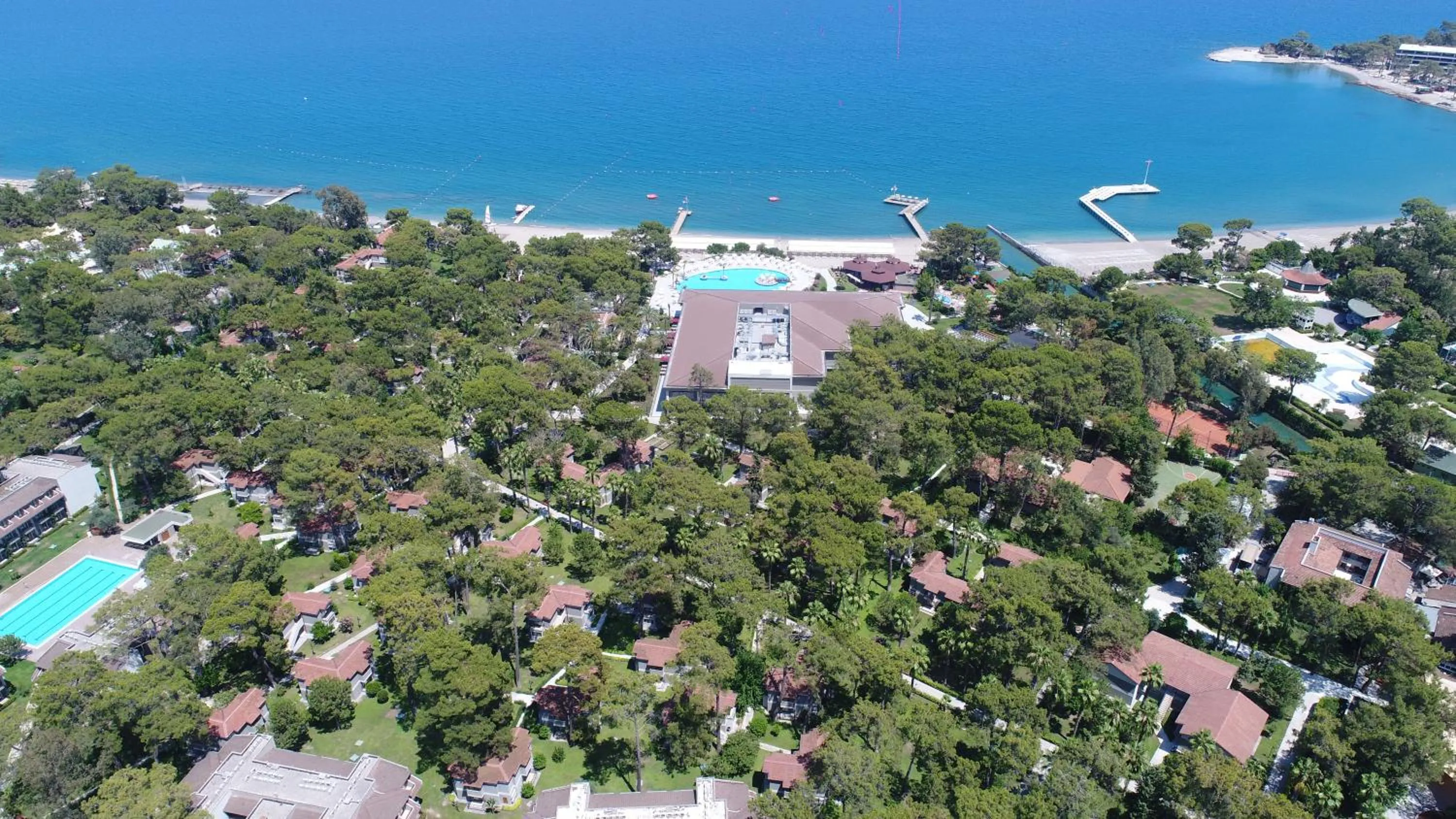 Bird's eye view in Kimeros Park Holiday Village - Ultra All Inc. Kids Concept