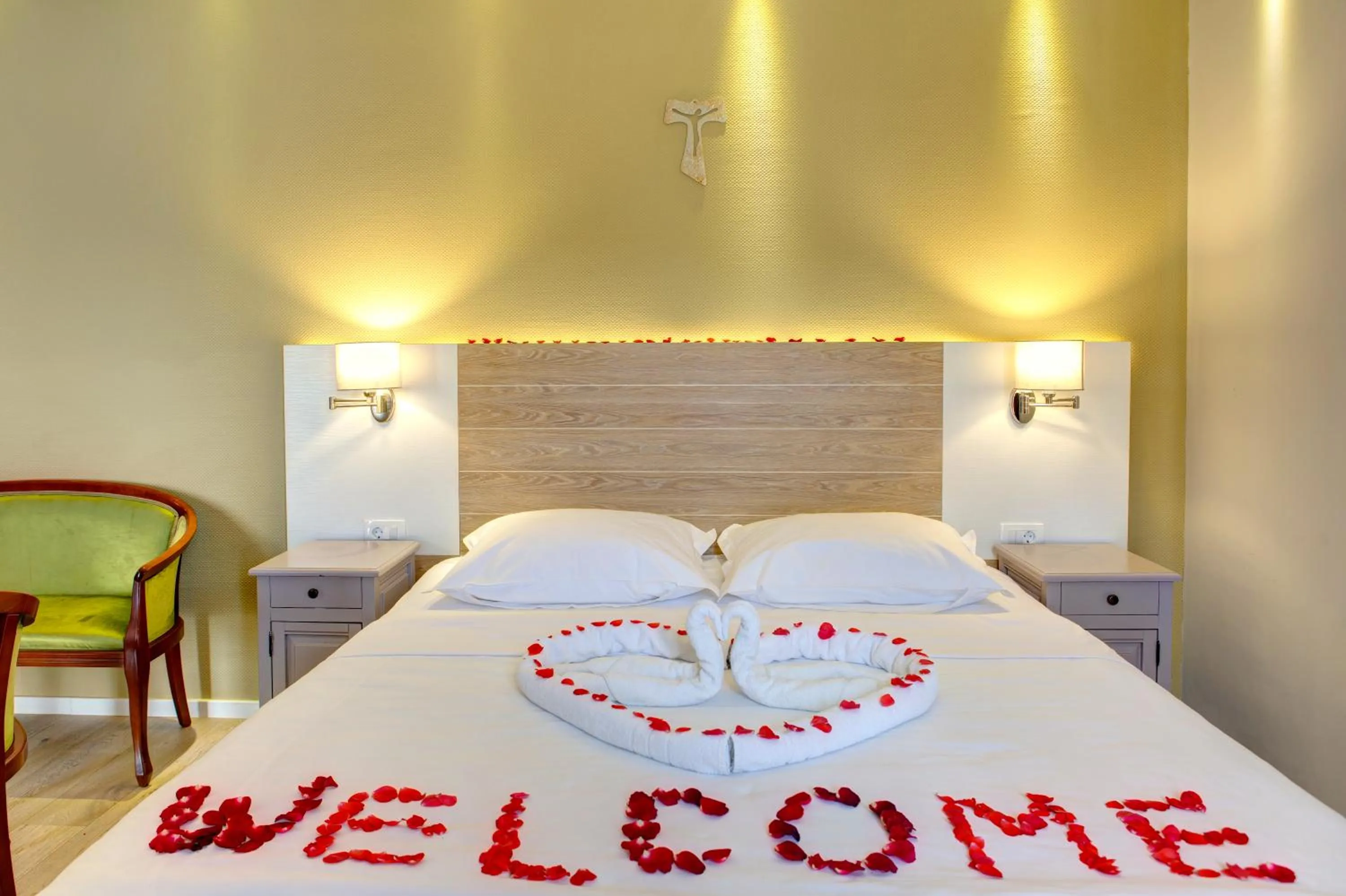 Bed in Hotel Villa Regina
