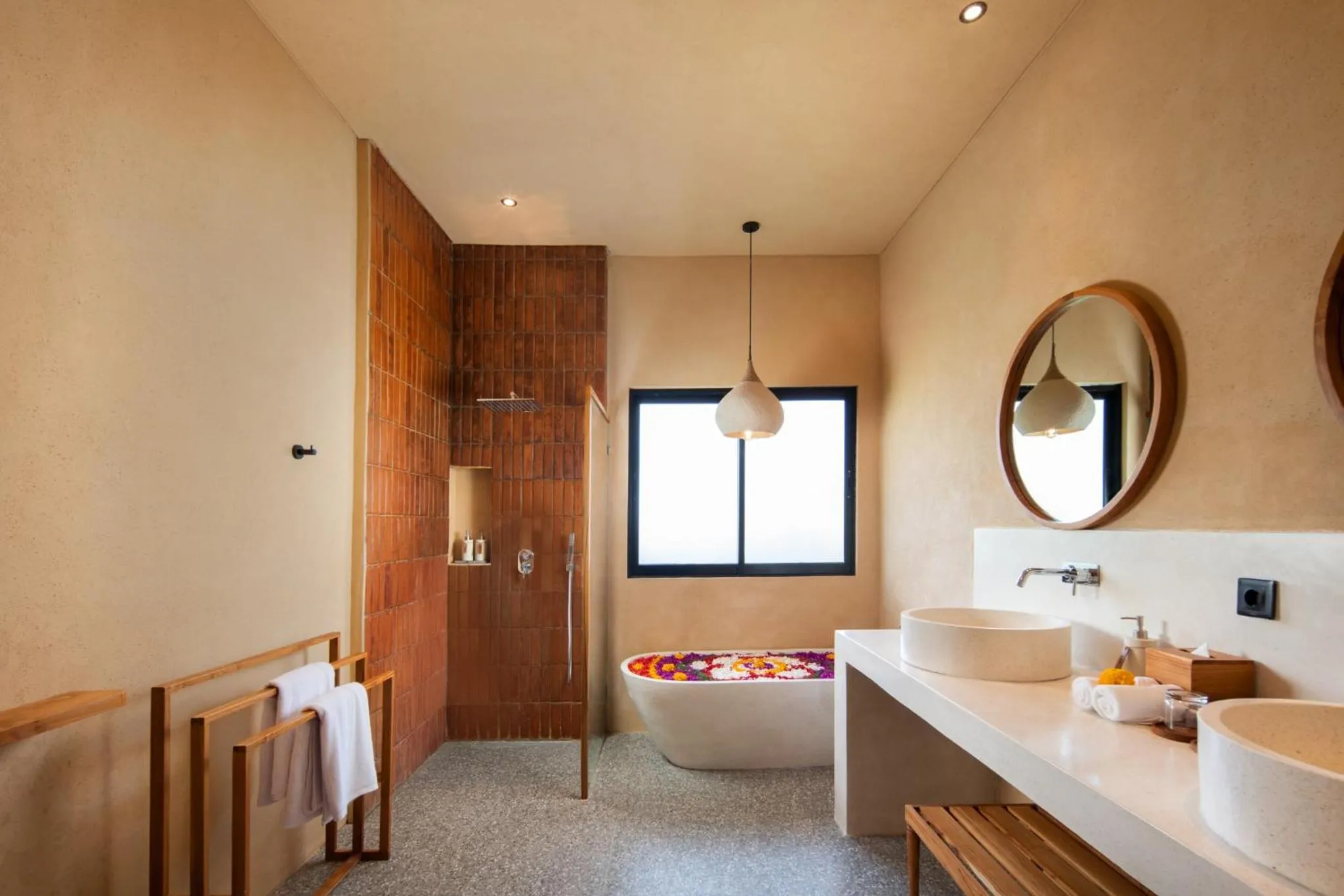 Bathroom, Bed in Cabana Kedungu Villa Tabanan by Ini Vie Hospitality