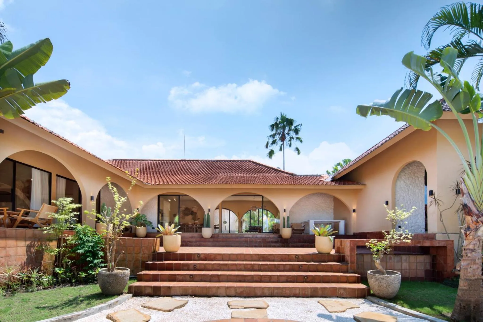 Garden view in Cabana Kedungu Villa Tabanan by Ini Vie Hospitality