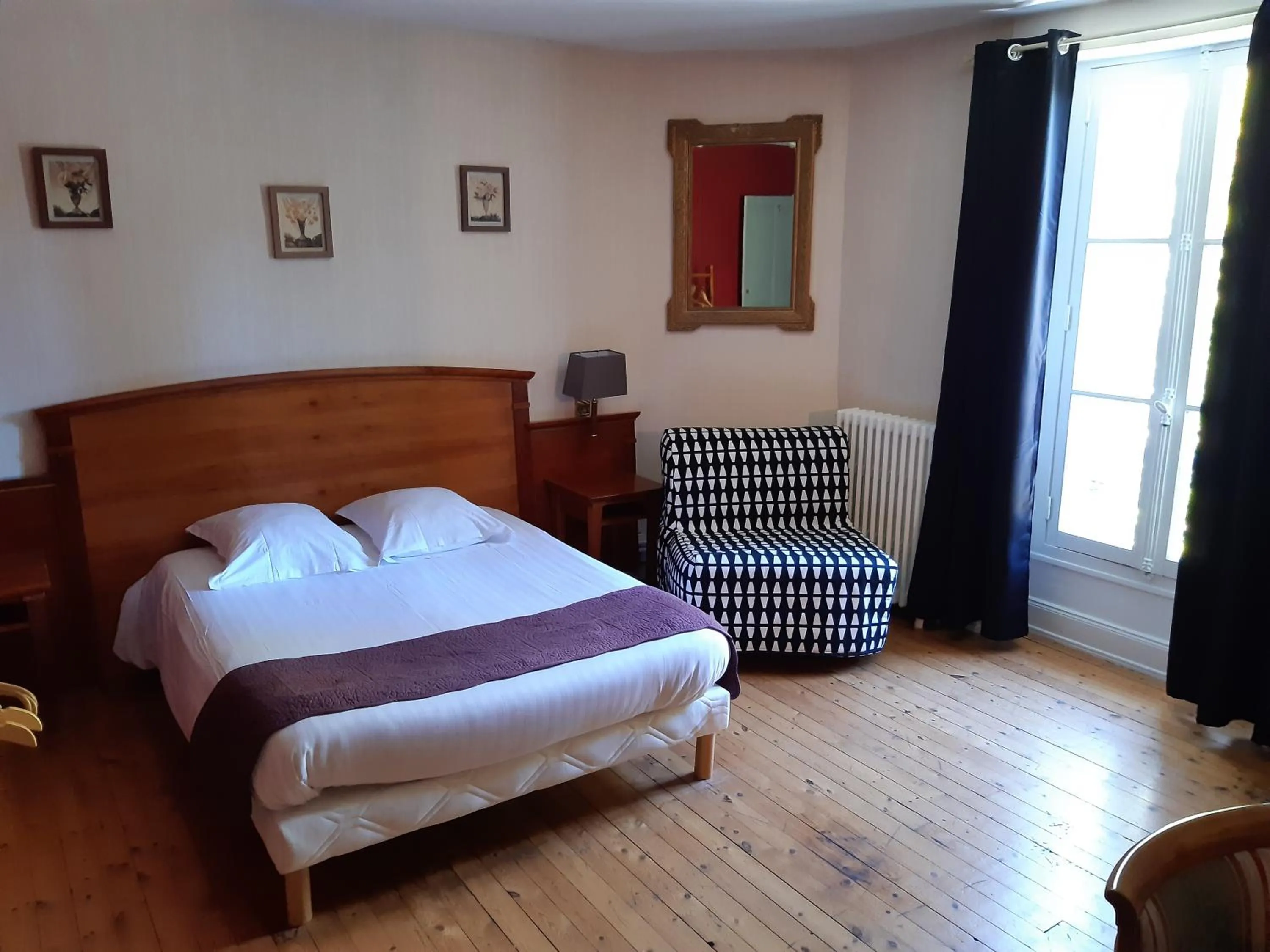 Bed in Auberge de la marquise