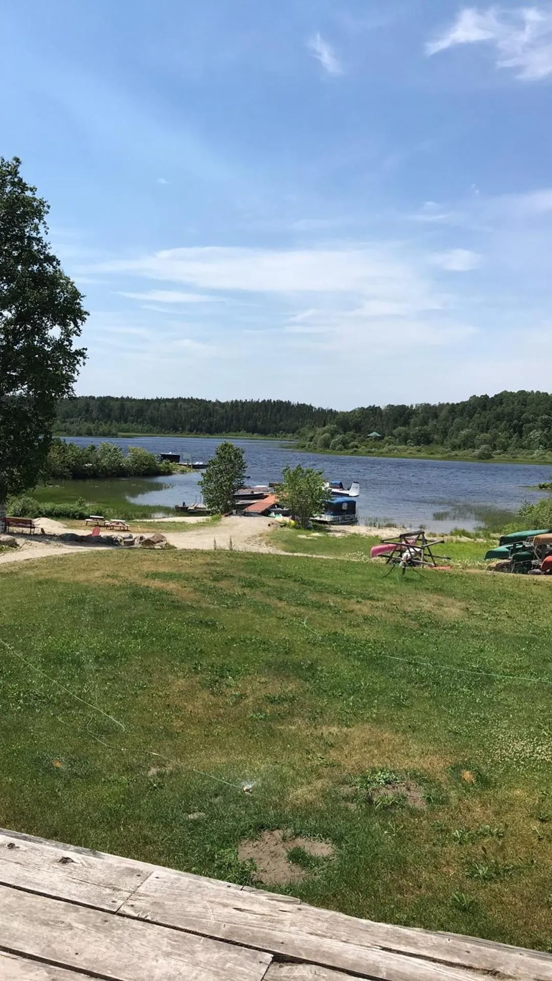 Natural landscape in Mowat Landing Cottages