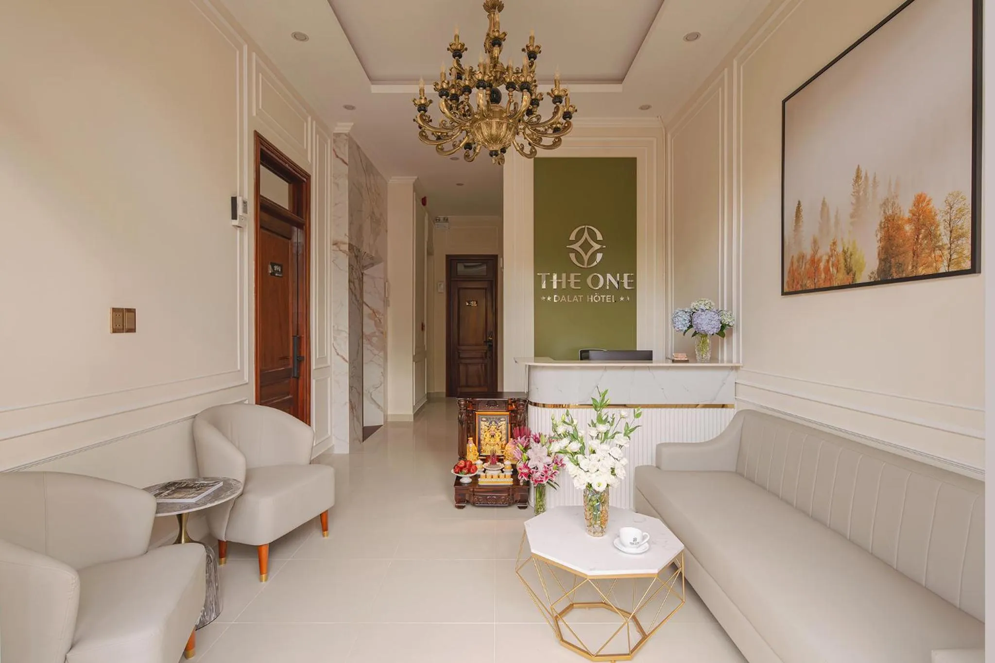 Lobby or reception in The One Da Lat Hotel