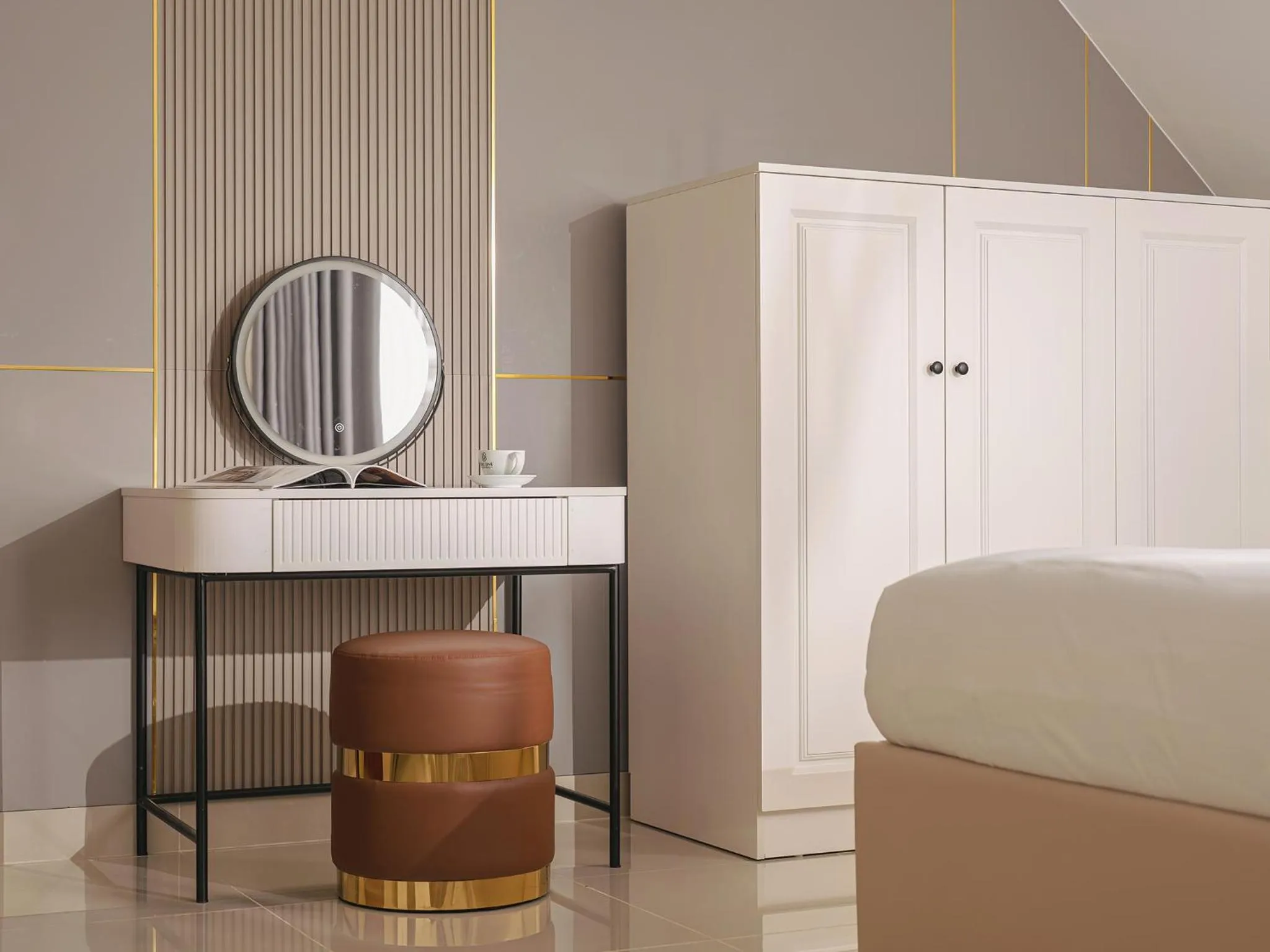 furniture, Bed in The One Da Lat Hotel