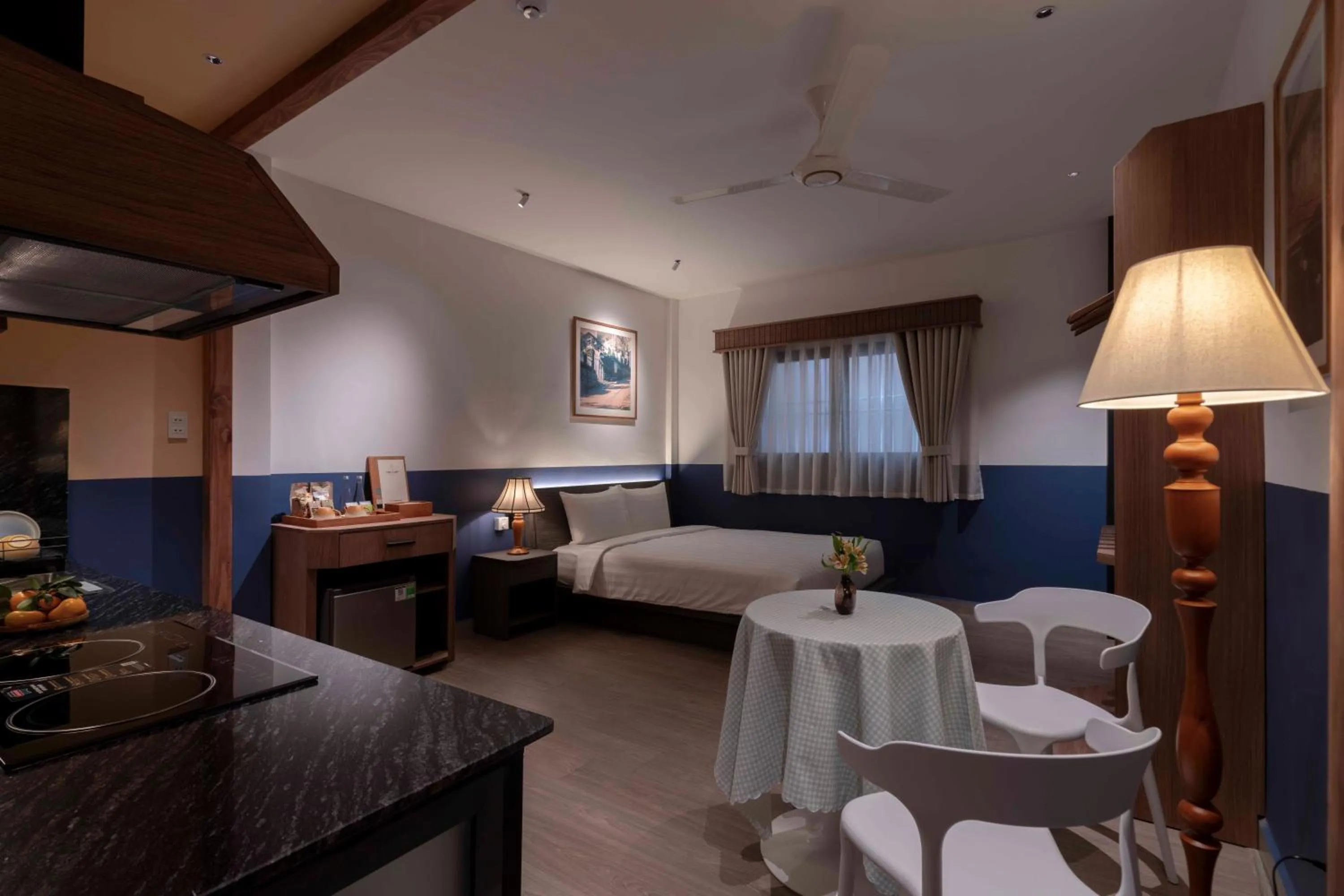 Bed in The Lamp Boutique House