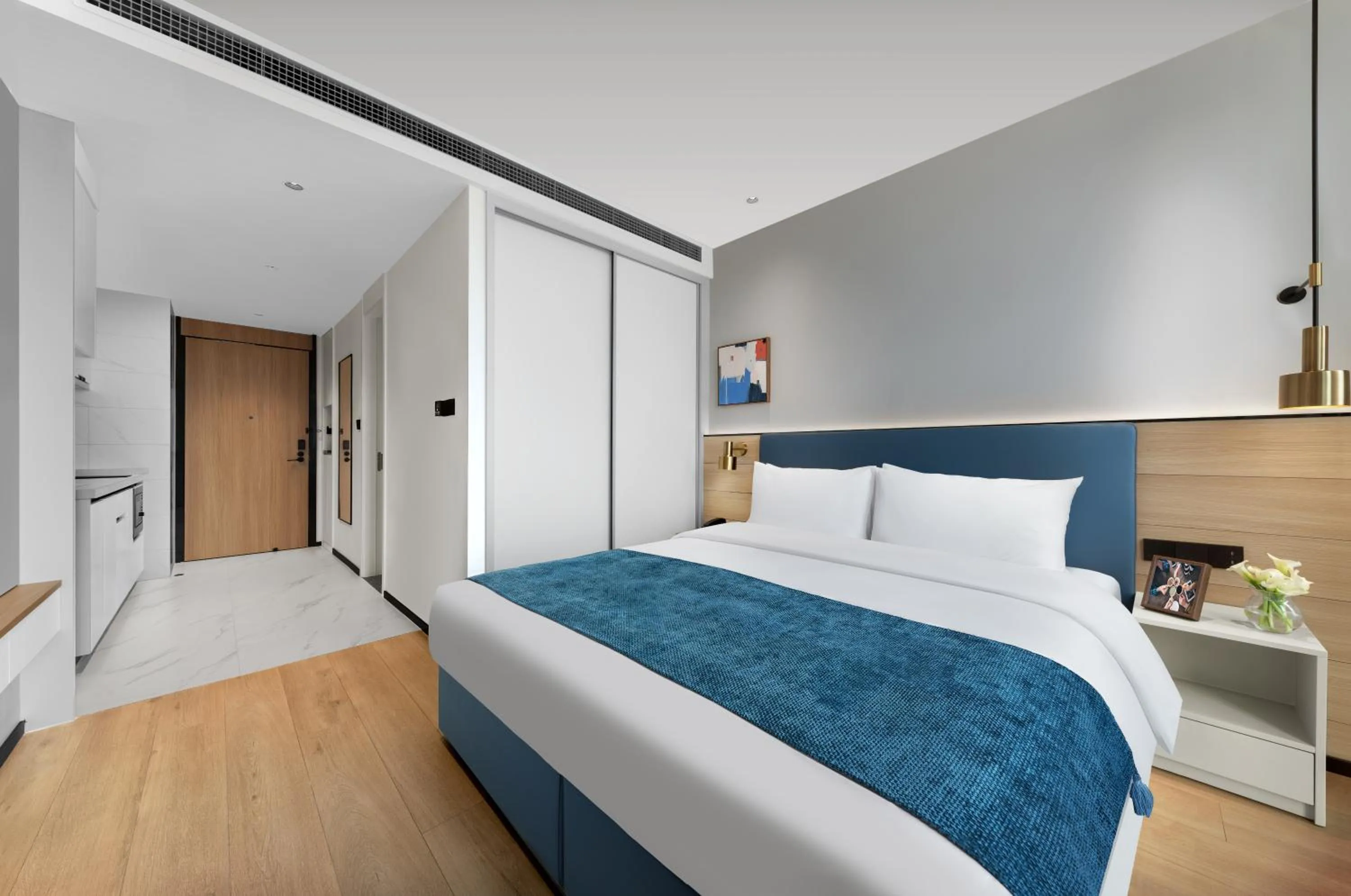 Bedroom, Bed in Citadines Guanghua Chengdu