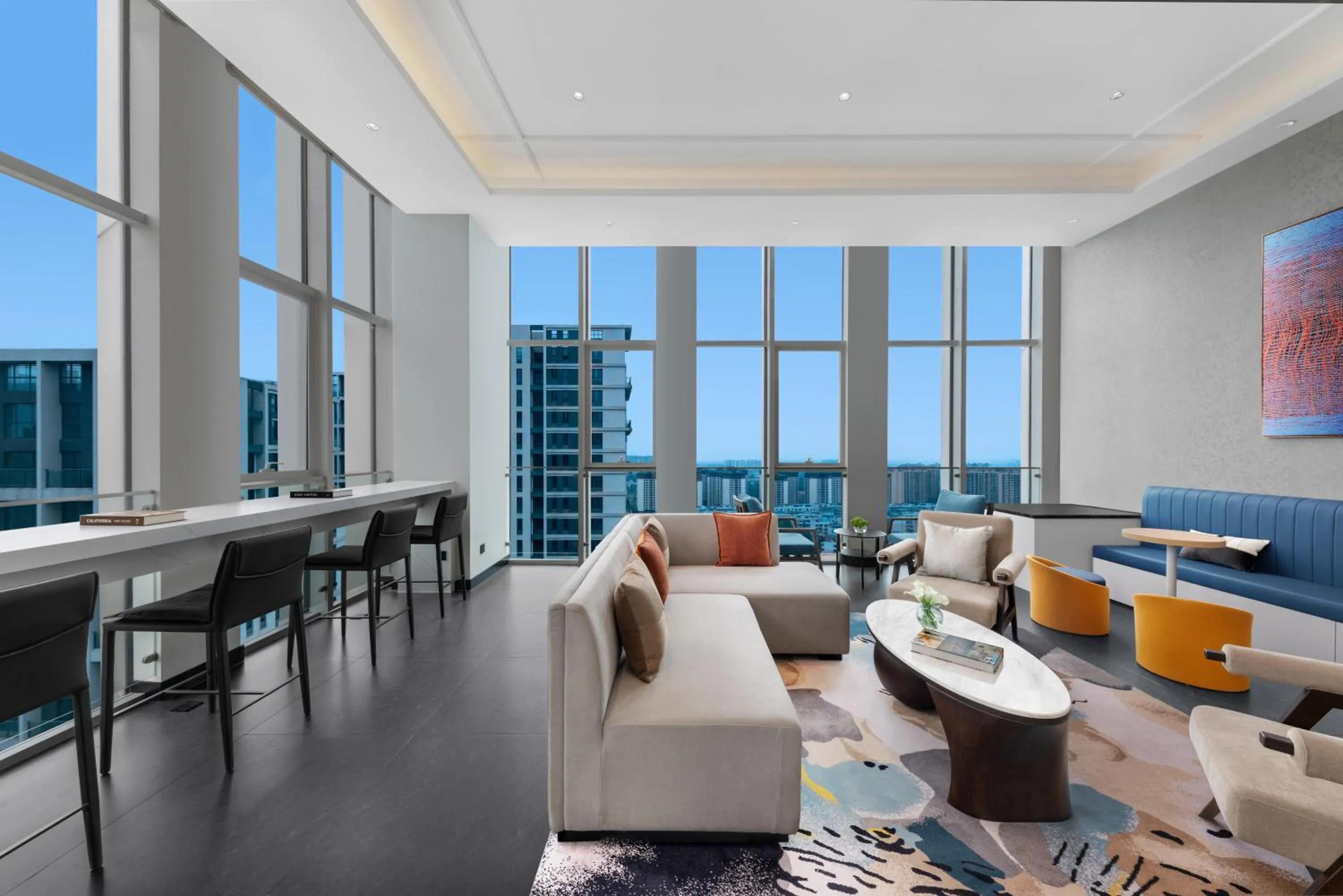 Seating area in Citadines Guanghua Chengdu