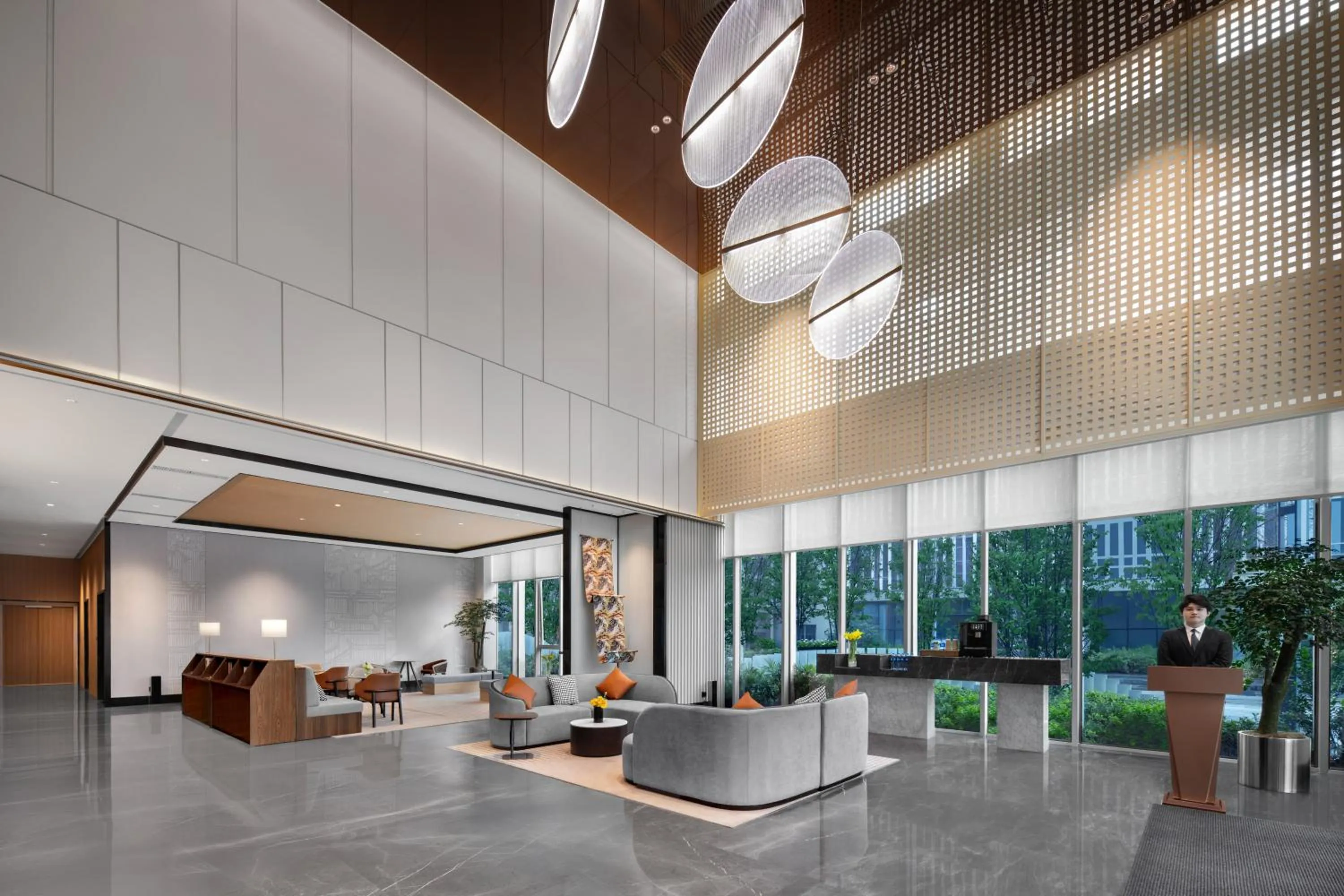 Lobby or reception in Citadines Guanghua Chengdu