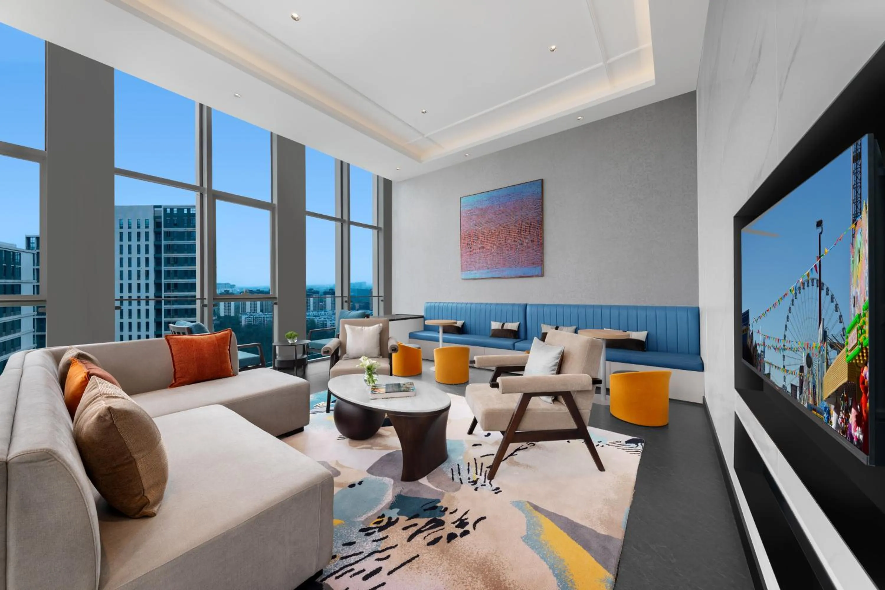 Seating area in Citadines Guanghua Chengdu