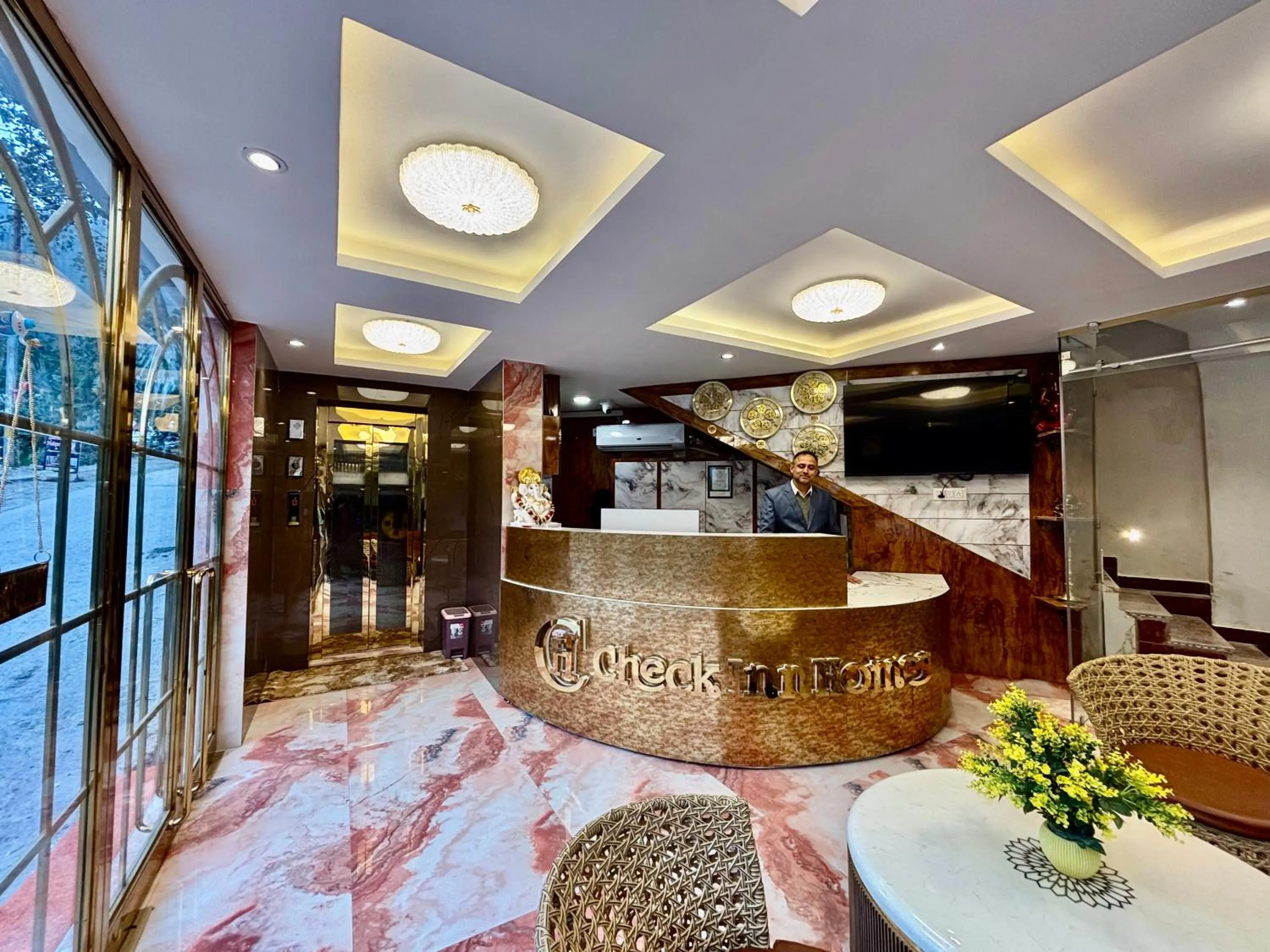 Lobby or reception in Check Inn Homes, Rishikesh Tapovan