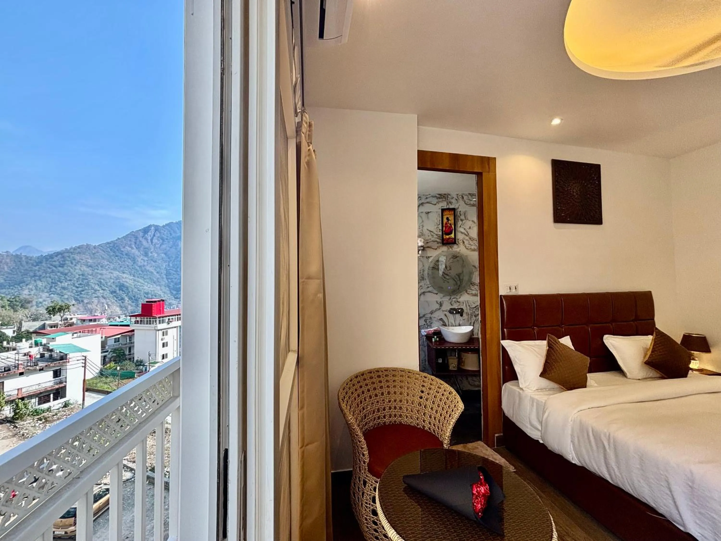 Bed in Check Inn Homes, Rishikesh Tapovan
