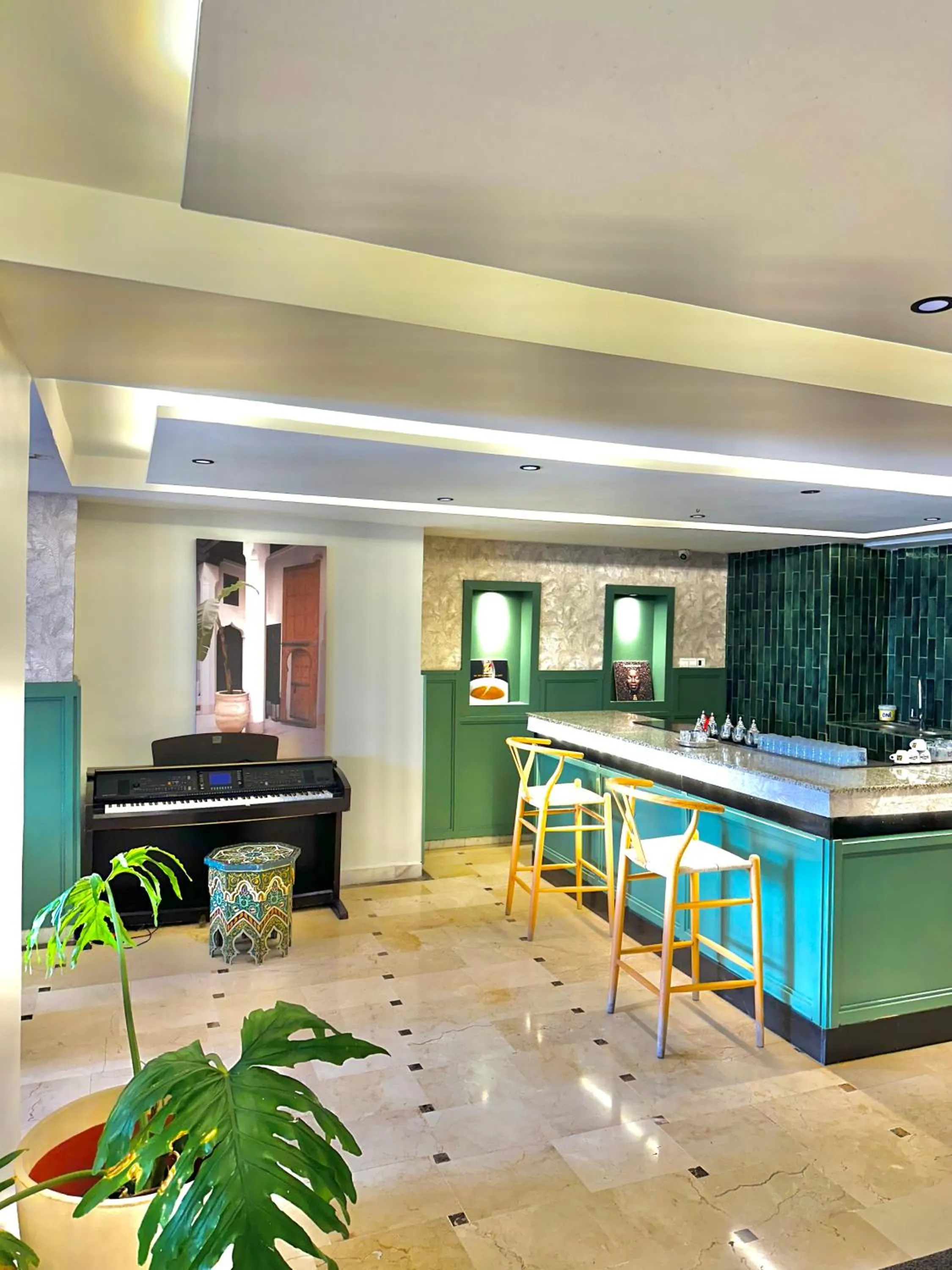 Living room in Oscar Hotel