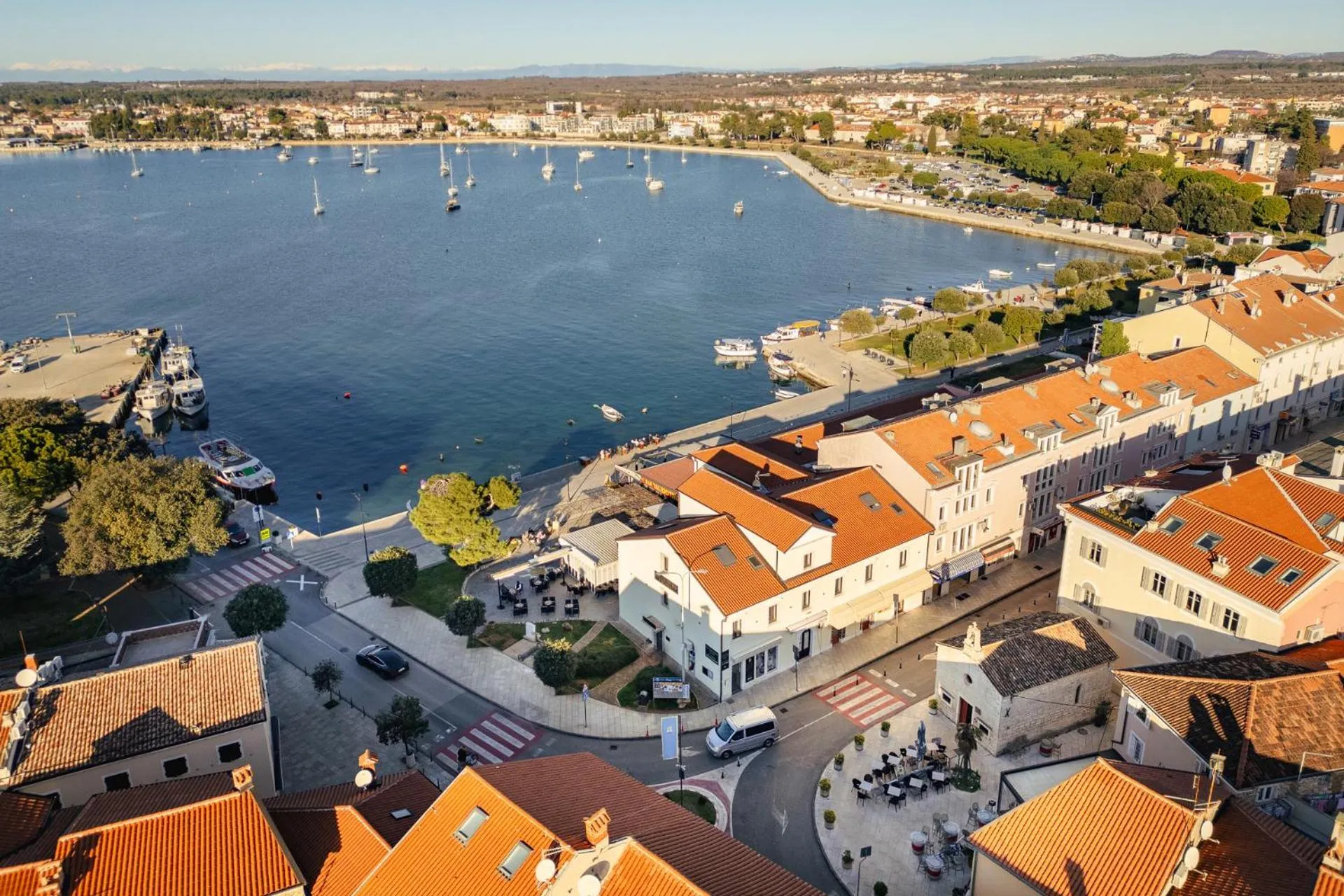 Property building in San Valentino Palace, Umag city center