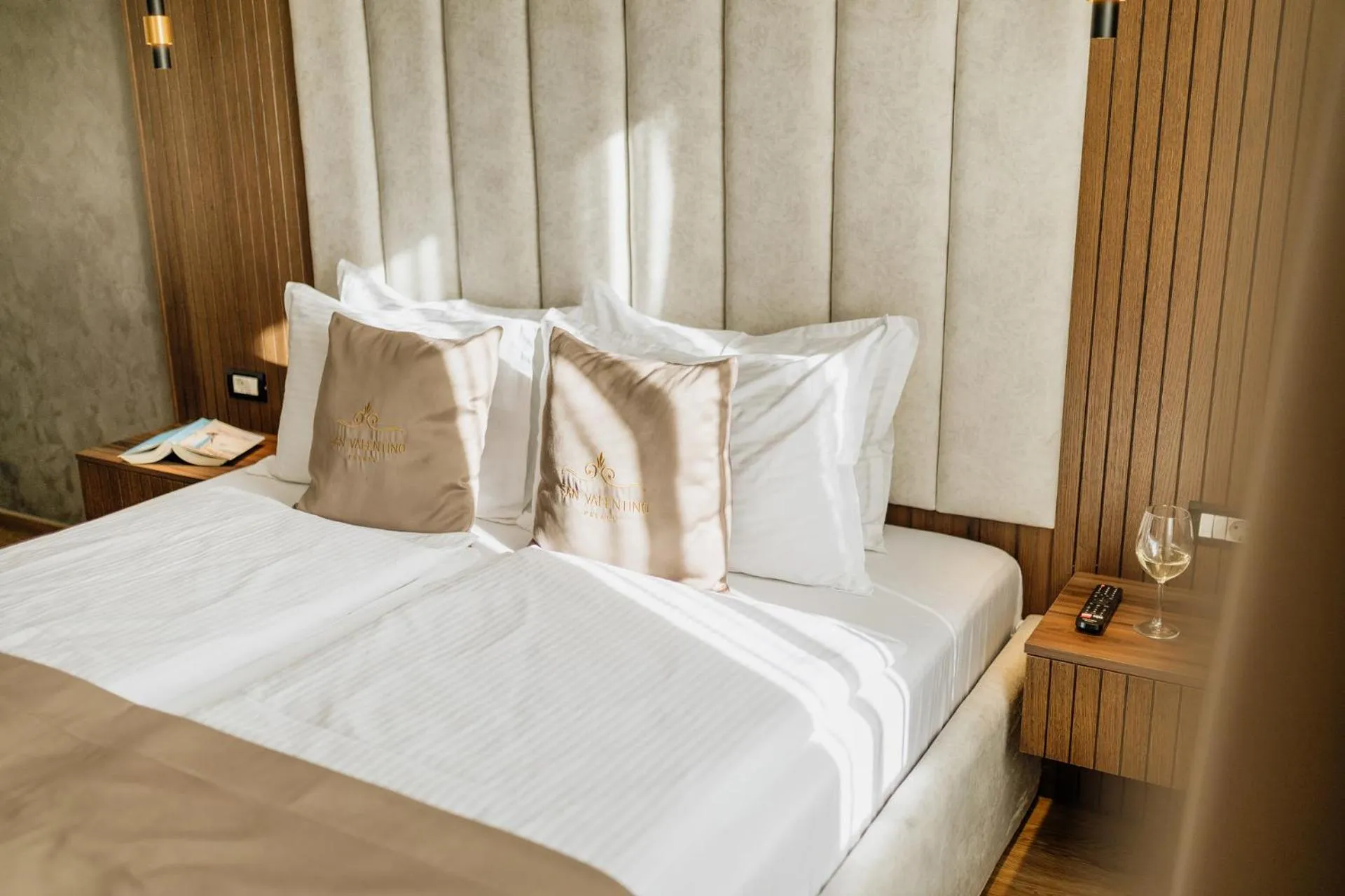 Bed in San Valentino Palace, Umag city center