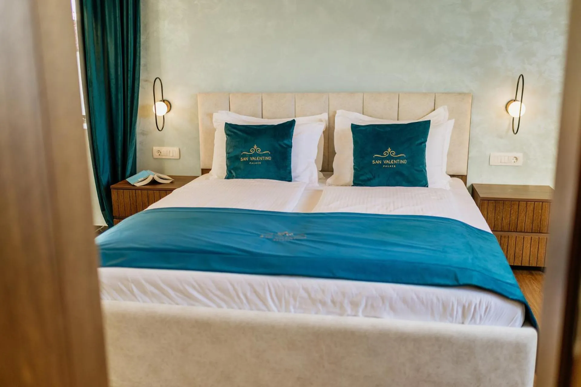 Bed in San Valentino Palace, Umag city center