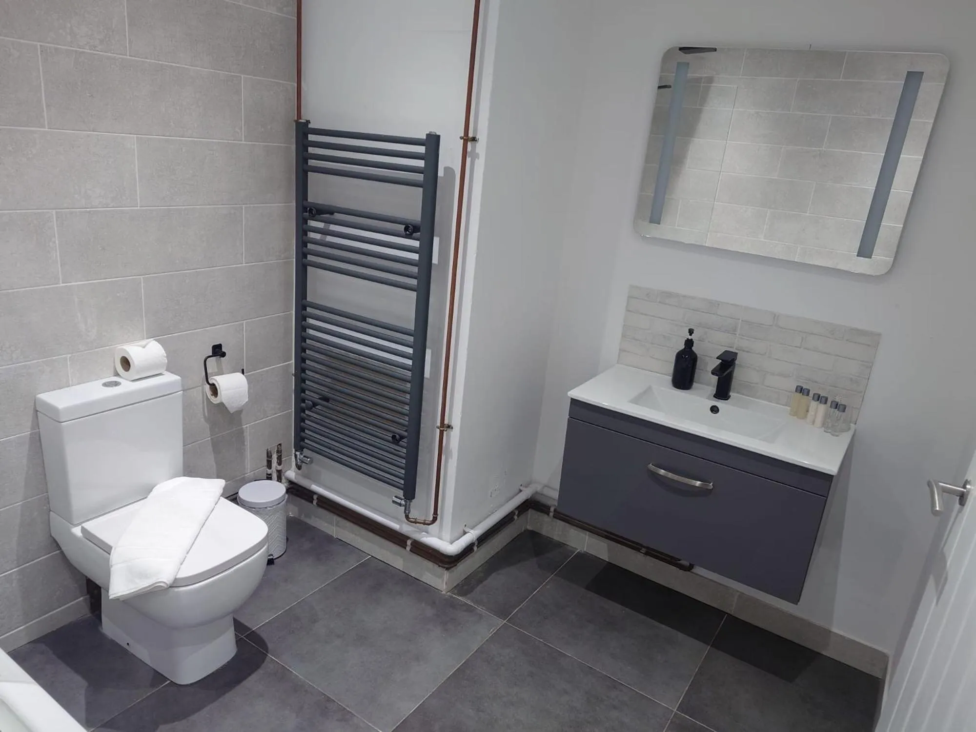 Bathroom in Dancenter Birmingham Airport near NEC