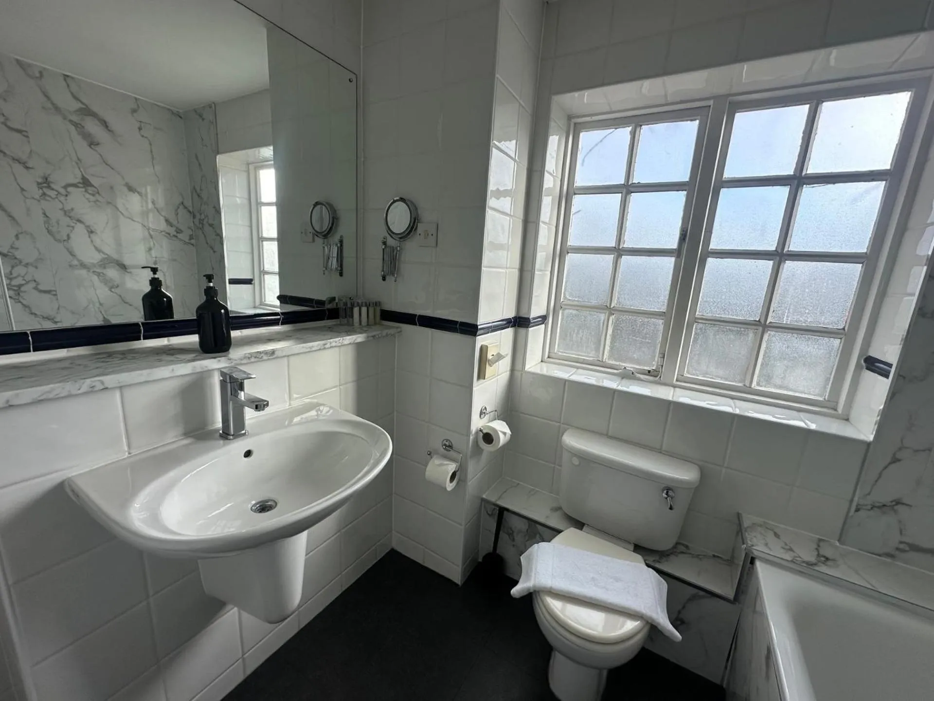 Bathroom in Dancenter Birmingham Airport near NEC