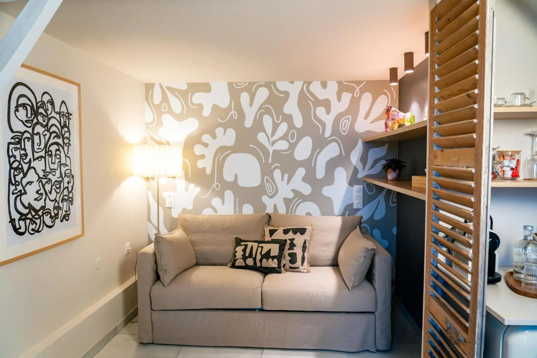 Living room in Les Charmes du Petit Pré