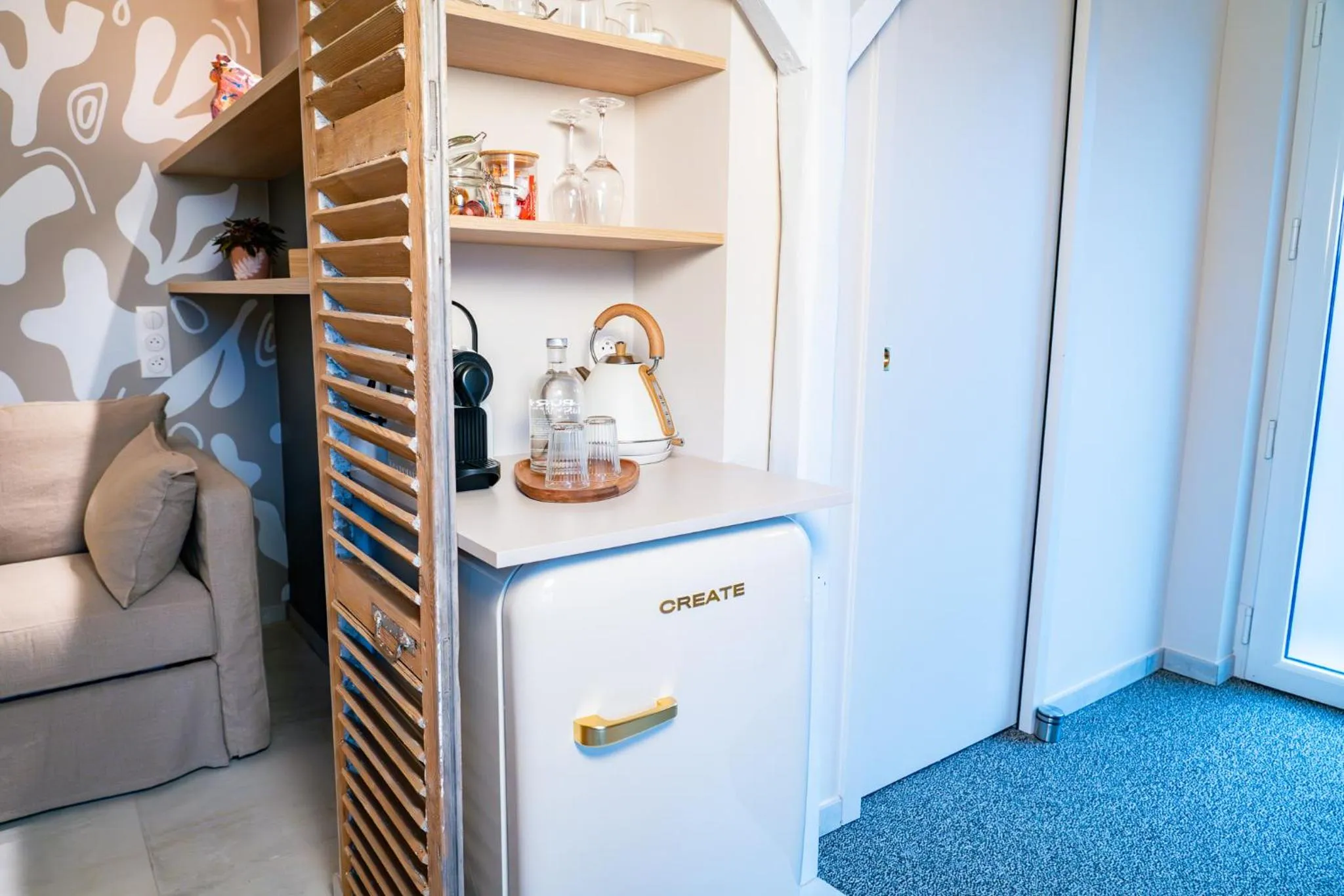 Kitchen or kitchenette in Les Charmes du Petit Pré