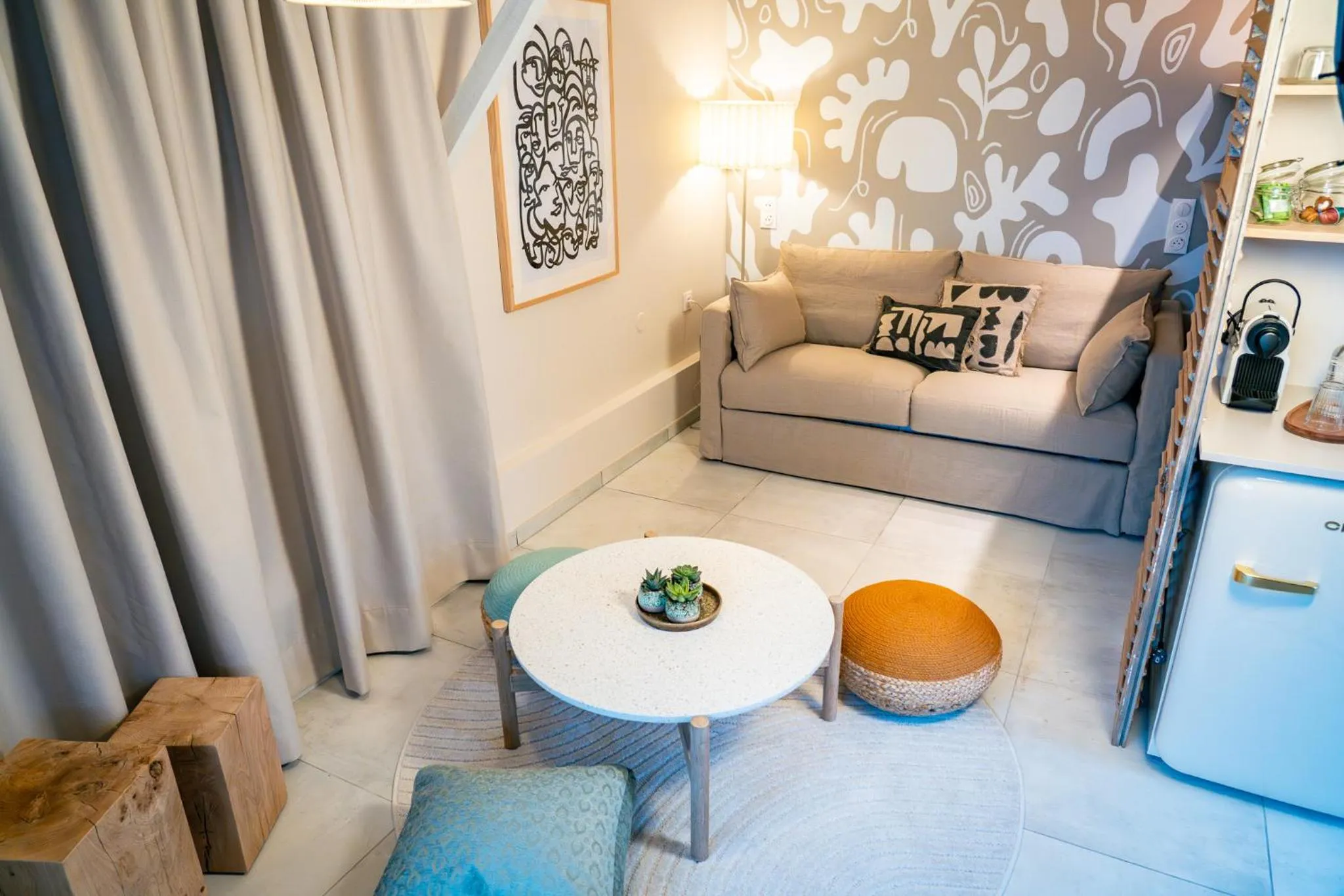 Living room in Les Charmes du Petit Pré