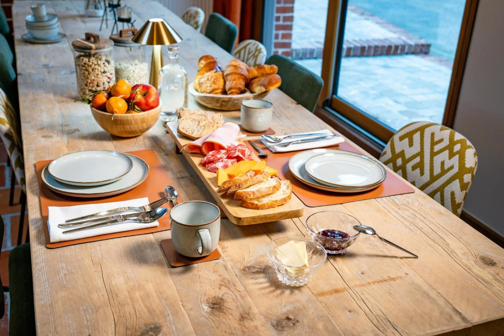 Food and drinks in Les Charmes du Petit Pré