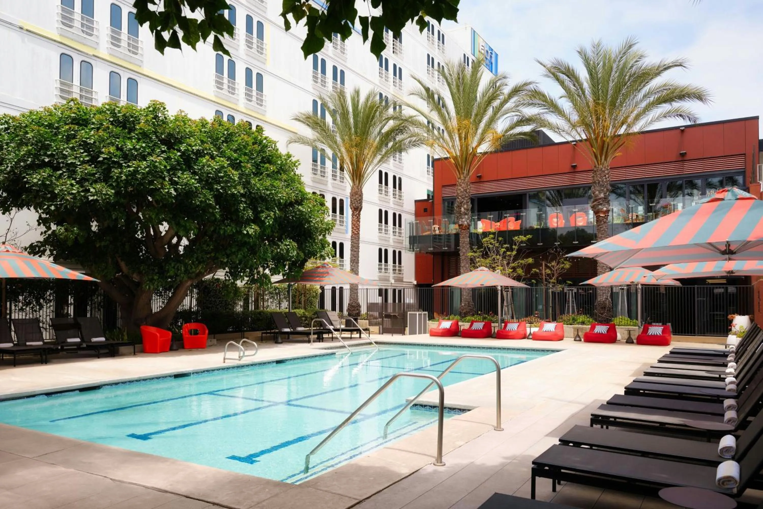 Swimming pool in Aloft El Segundo - Los Angeles Airport
