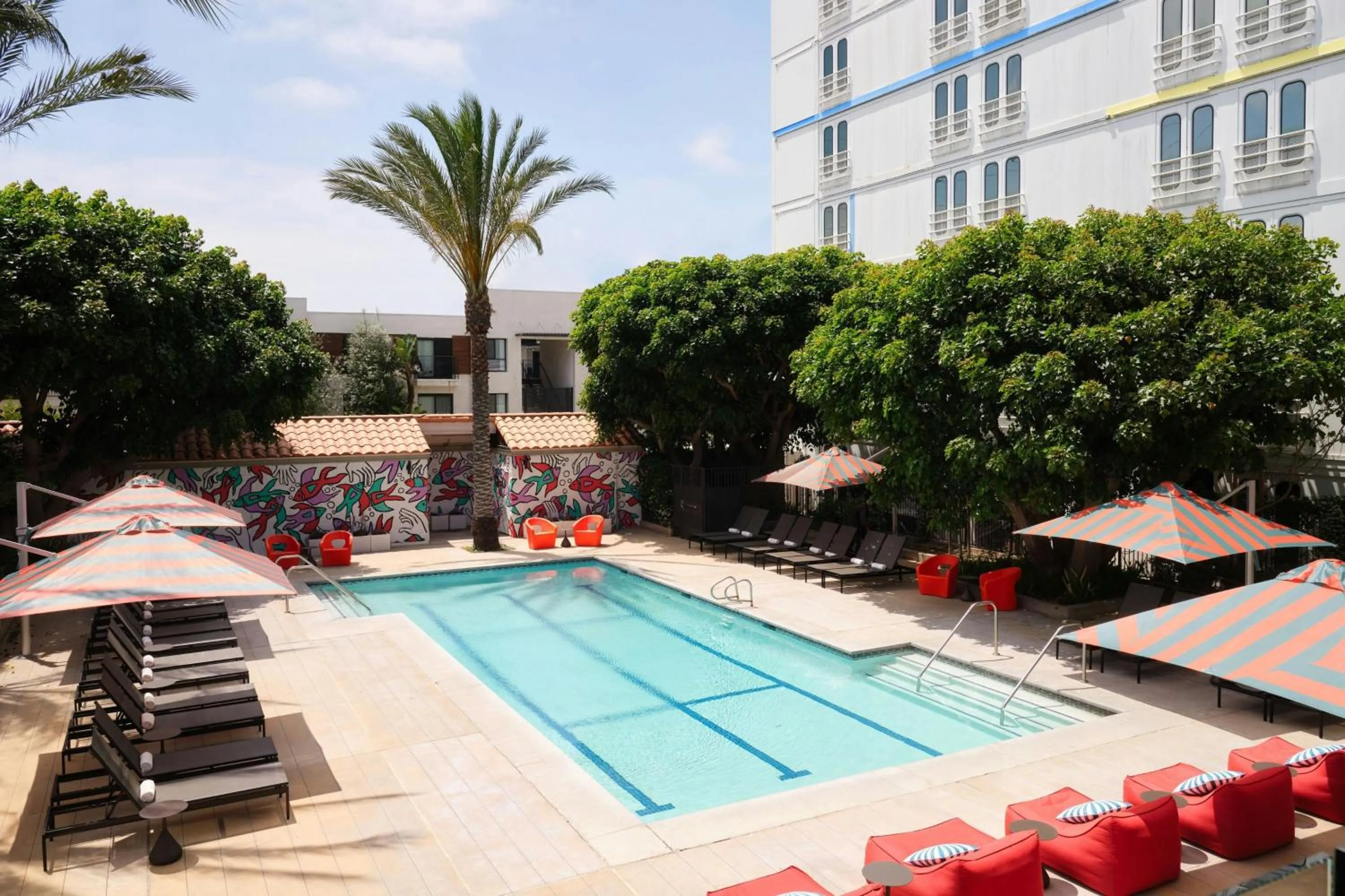 Swimming pool in Aloft El Segundo - Los Angeles Airport