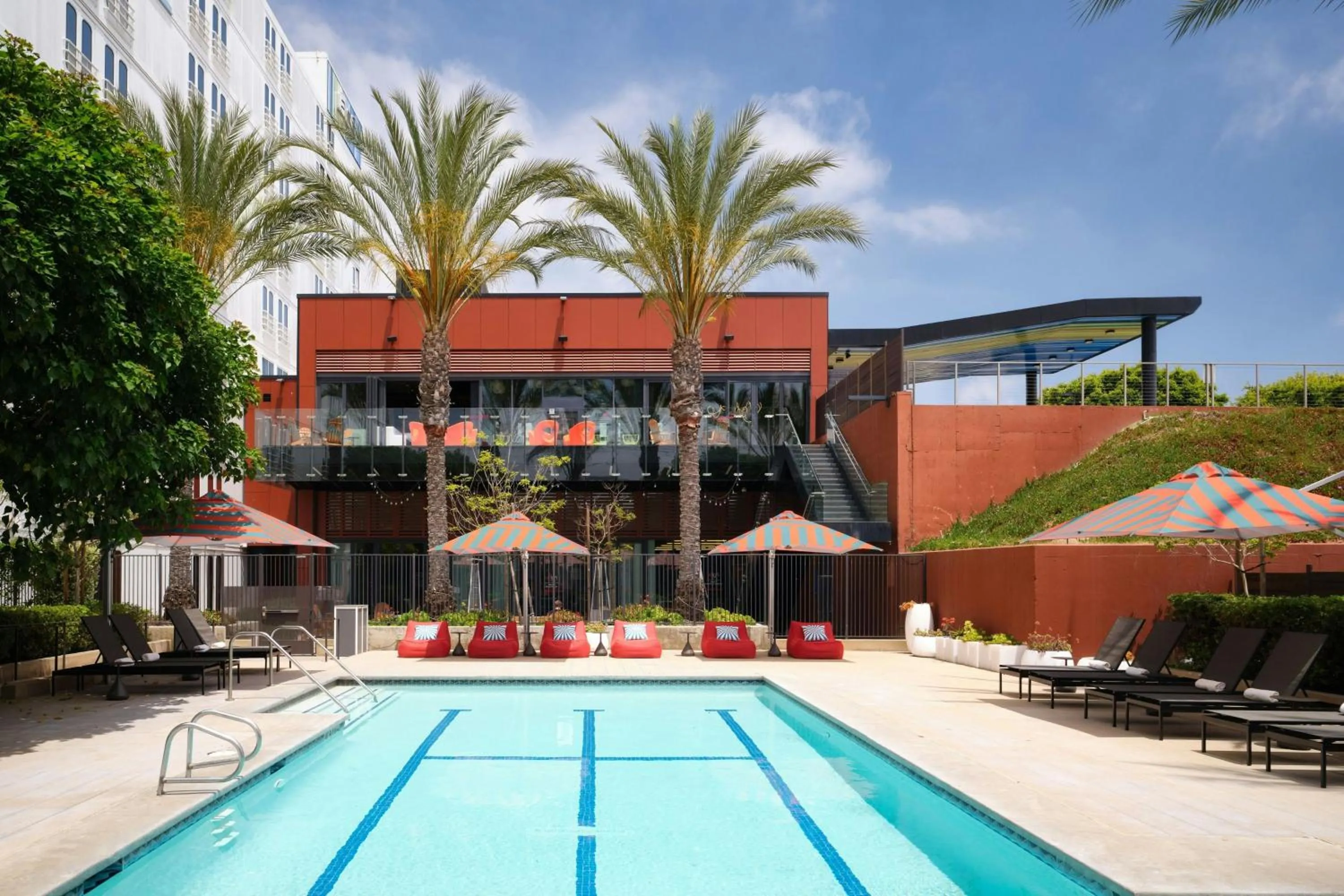 Swimming pool in Aloft El Segundo - Los Angeles Airport