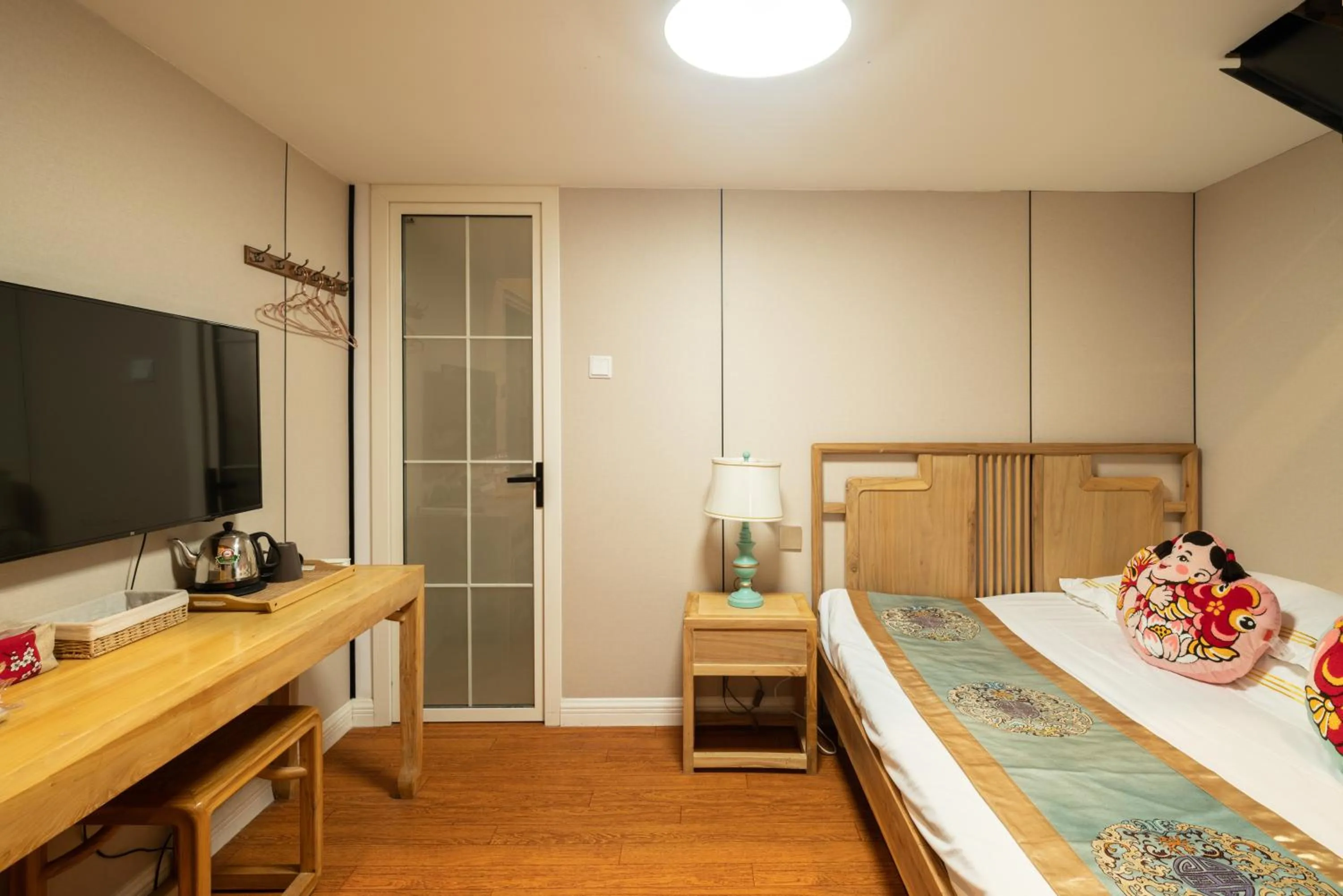 Bed in Beijing Rong Courtyard Boutique Hotel