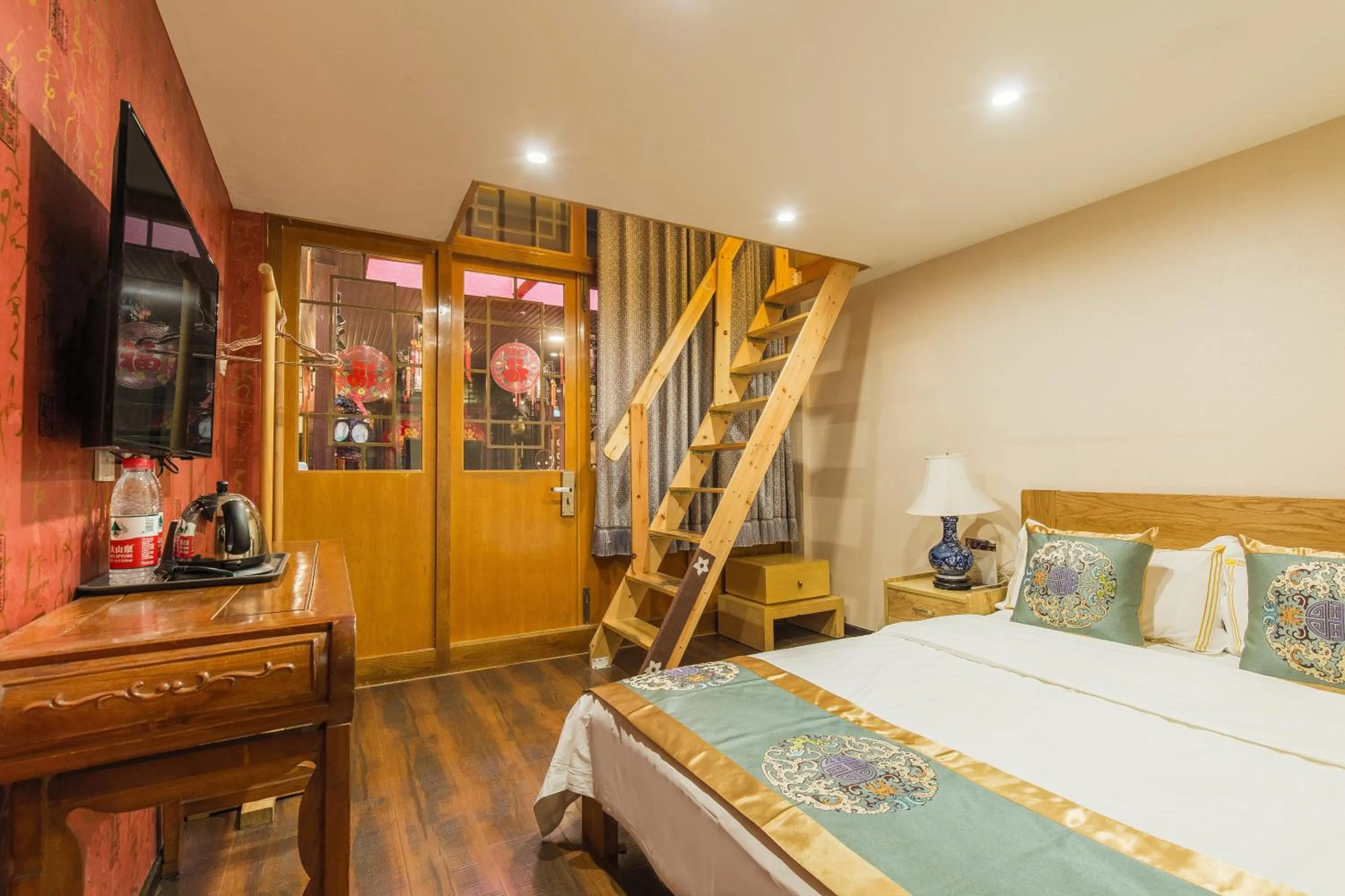 Bed in Beijing Rong Courtyard Boutique Hotel